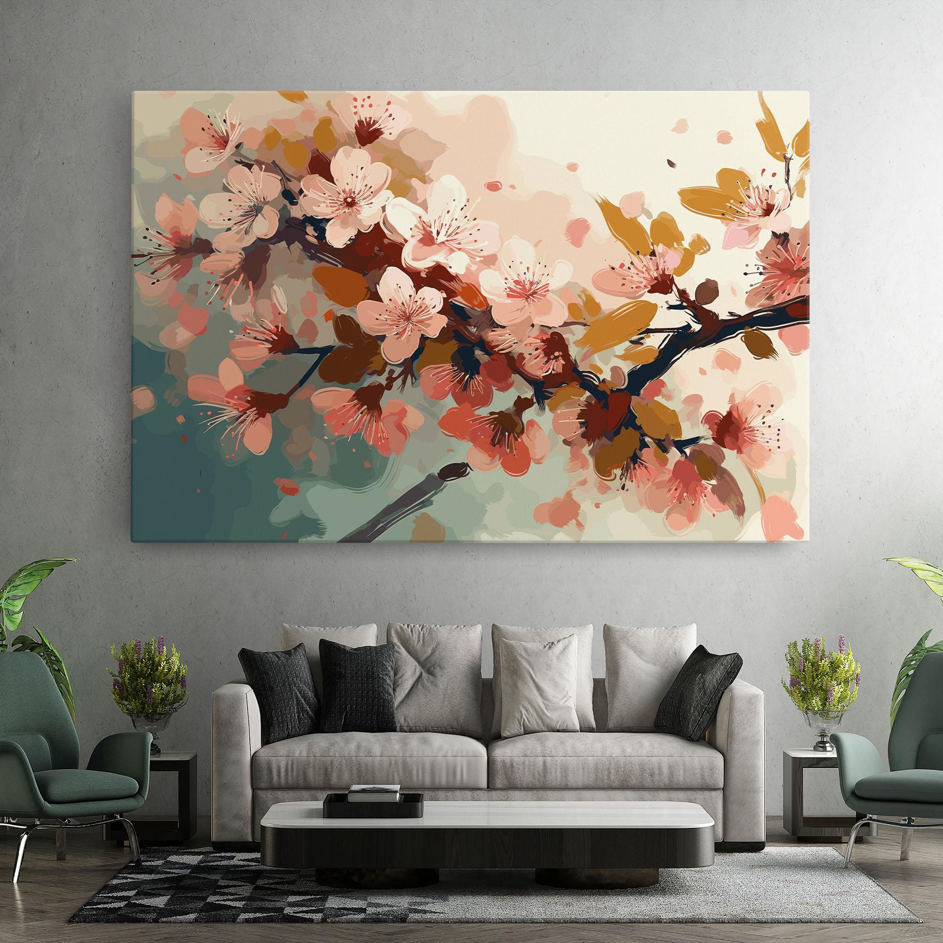 Картина на платно Cute Spring Flower mockup 7