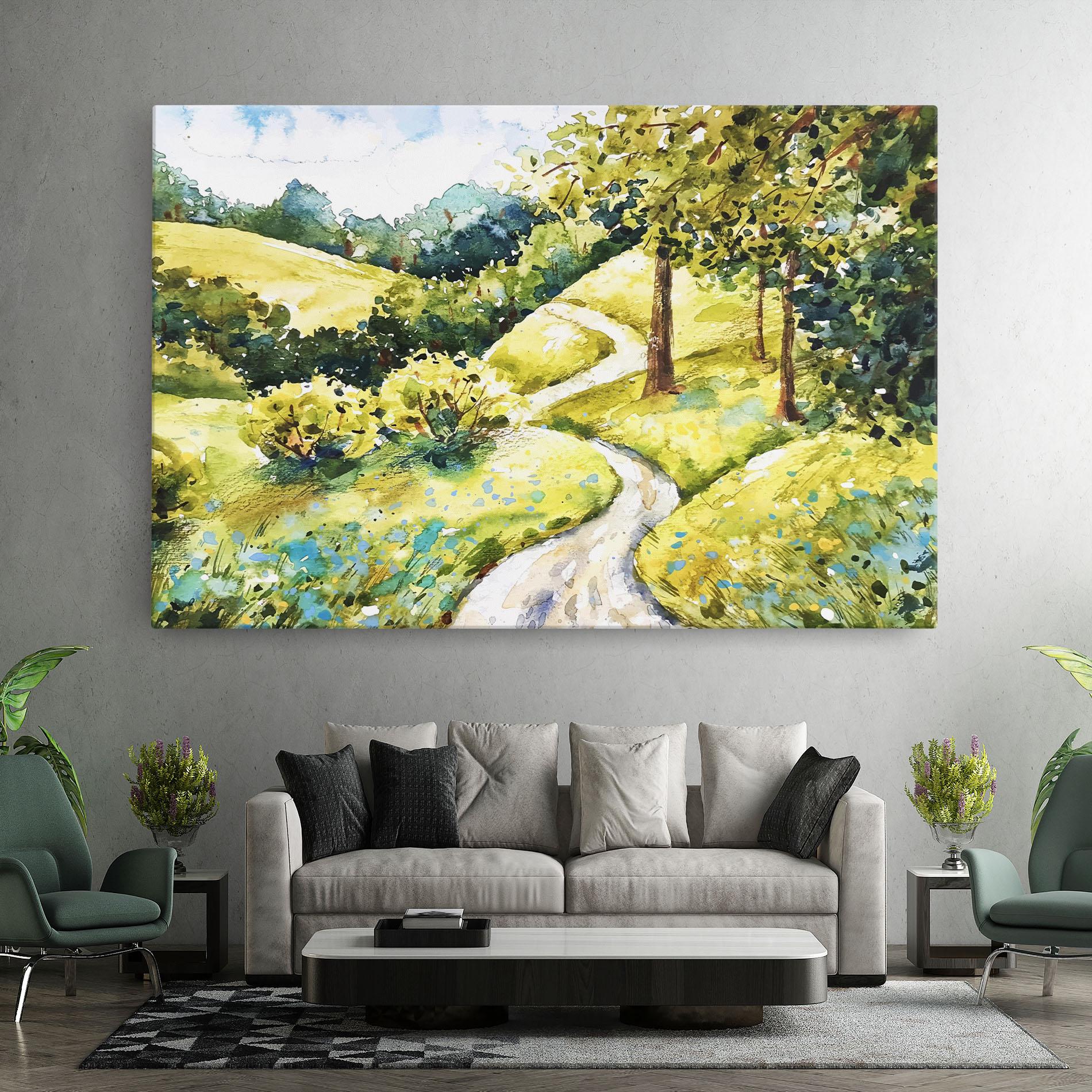 Картина на платно Fresh Spring View mockup 7