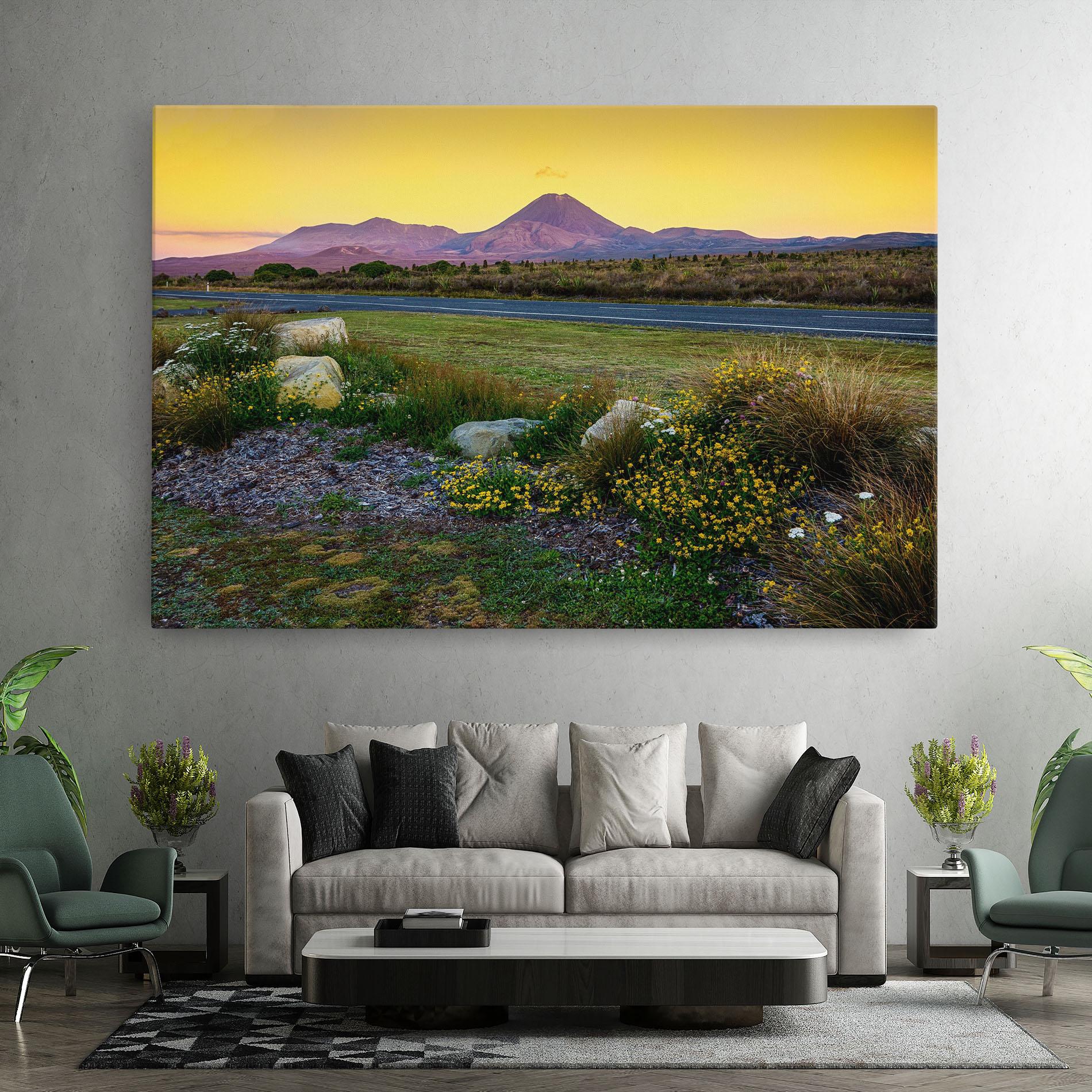 Картина на платно Yellow Sky mockup 7