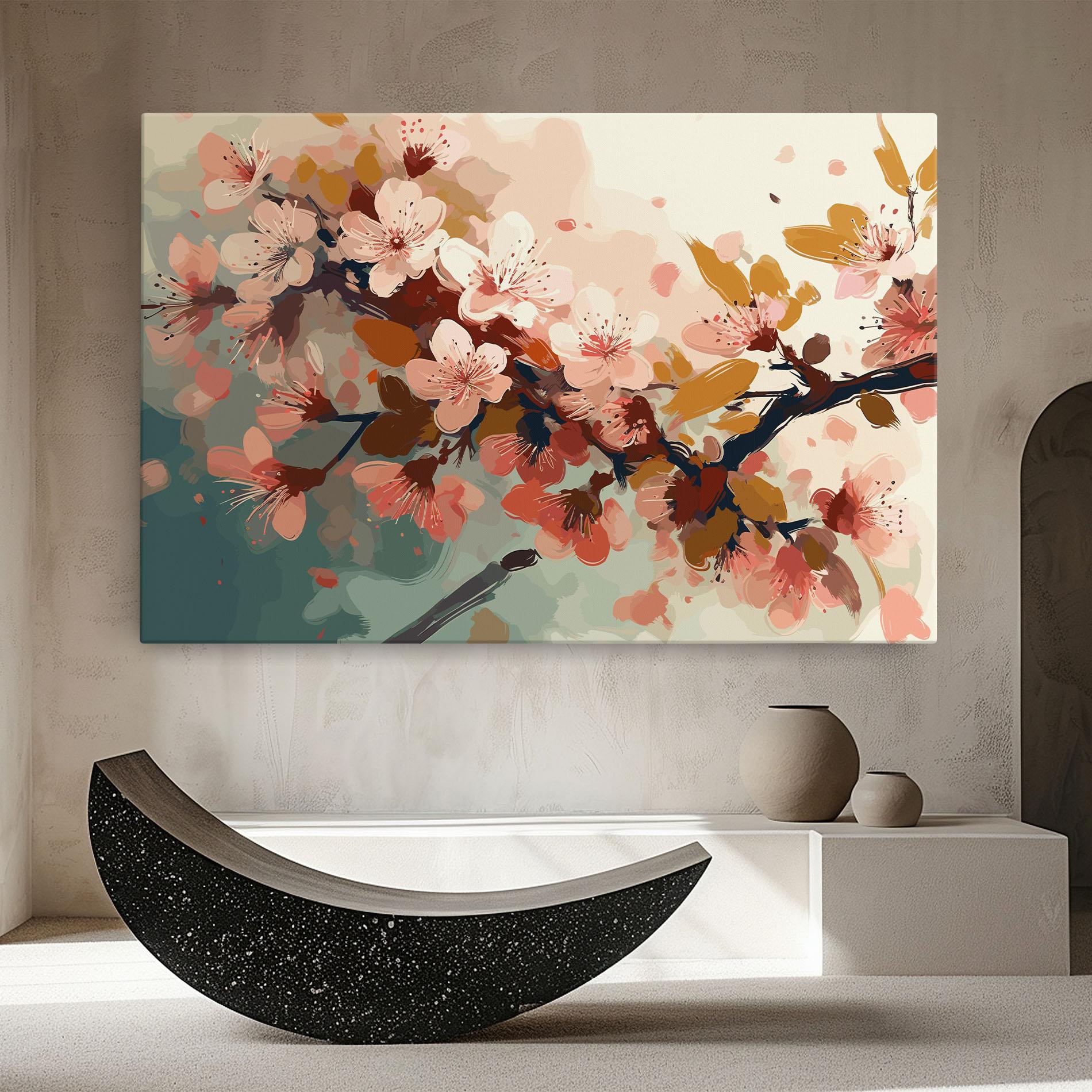 Картина на платно Cute Spring Flower mockup 8