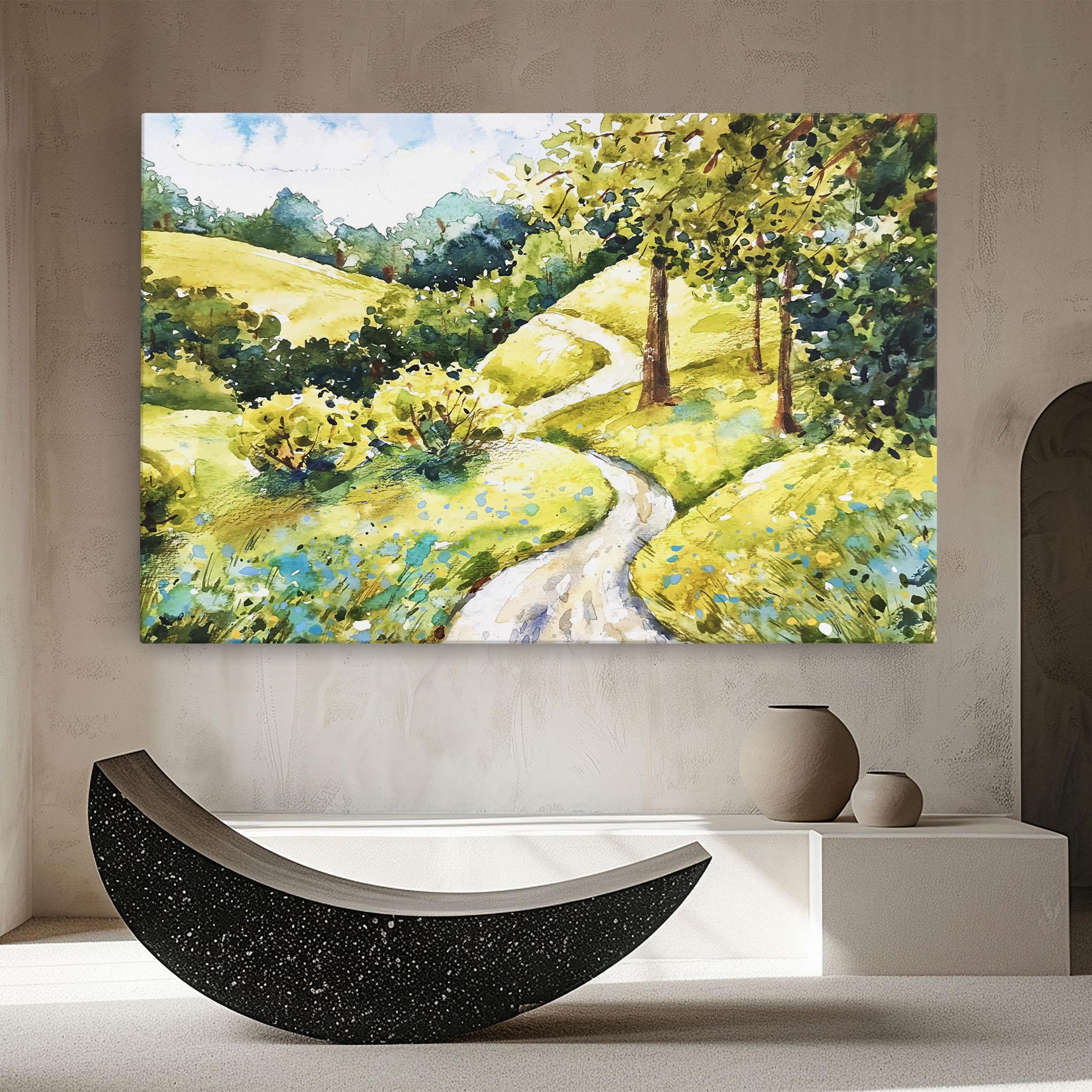 Картина на платно Fresh Spring View mockup 8