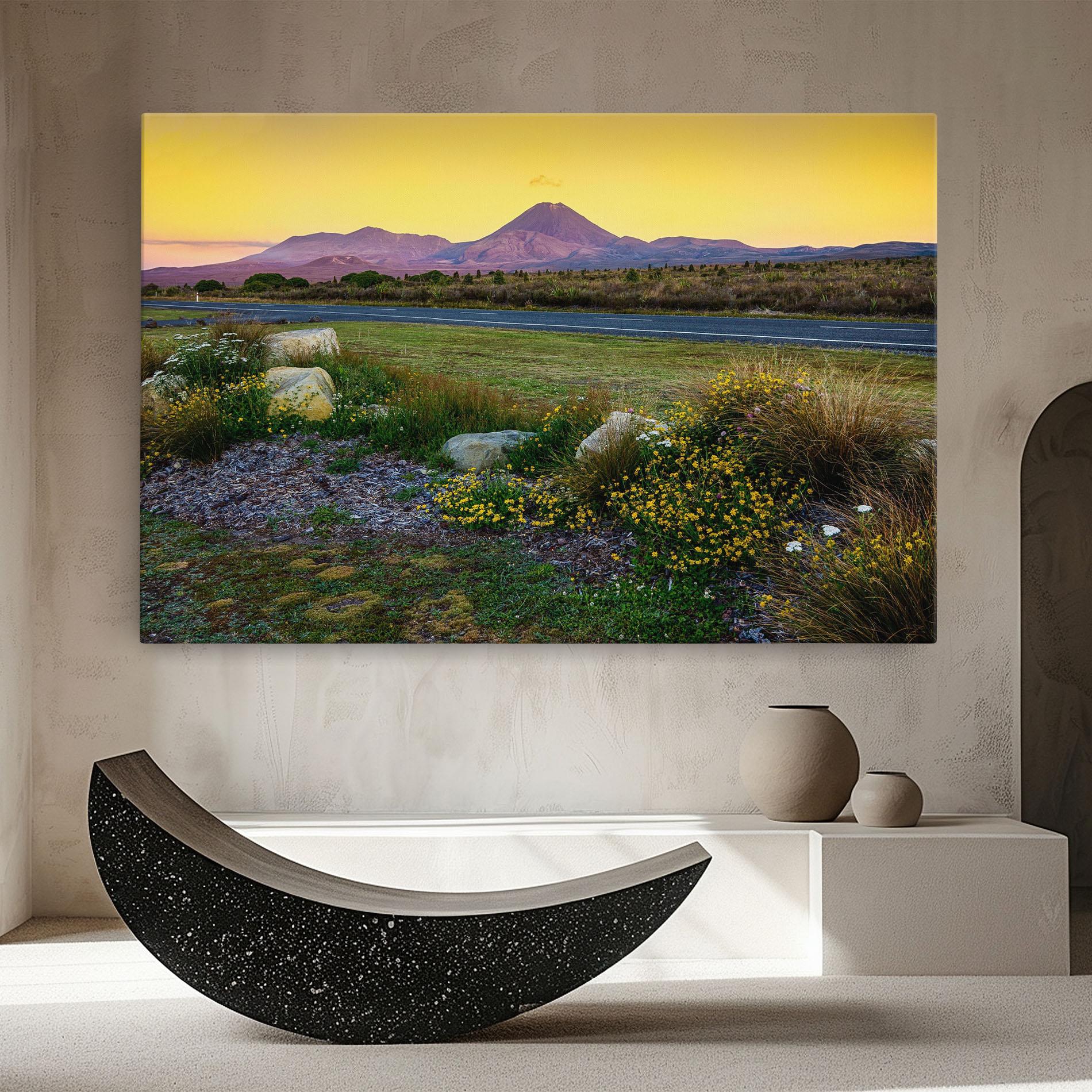 Картина на платно Yellow Sky mockup 8