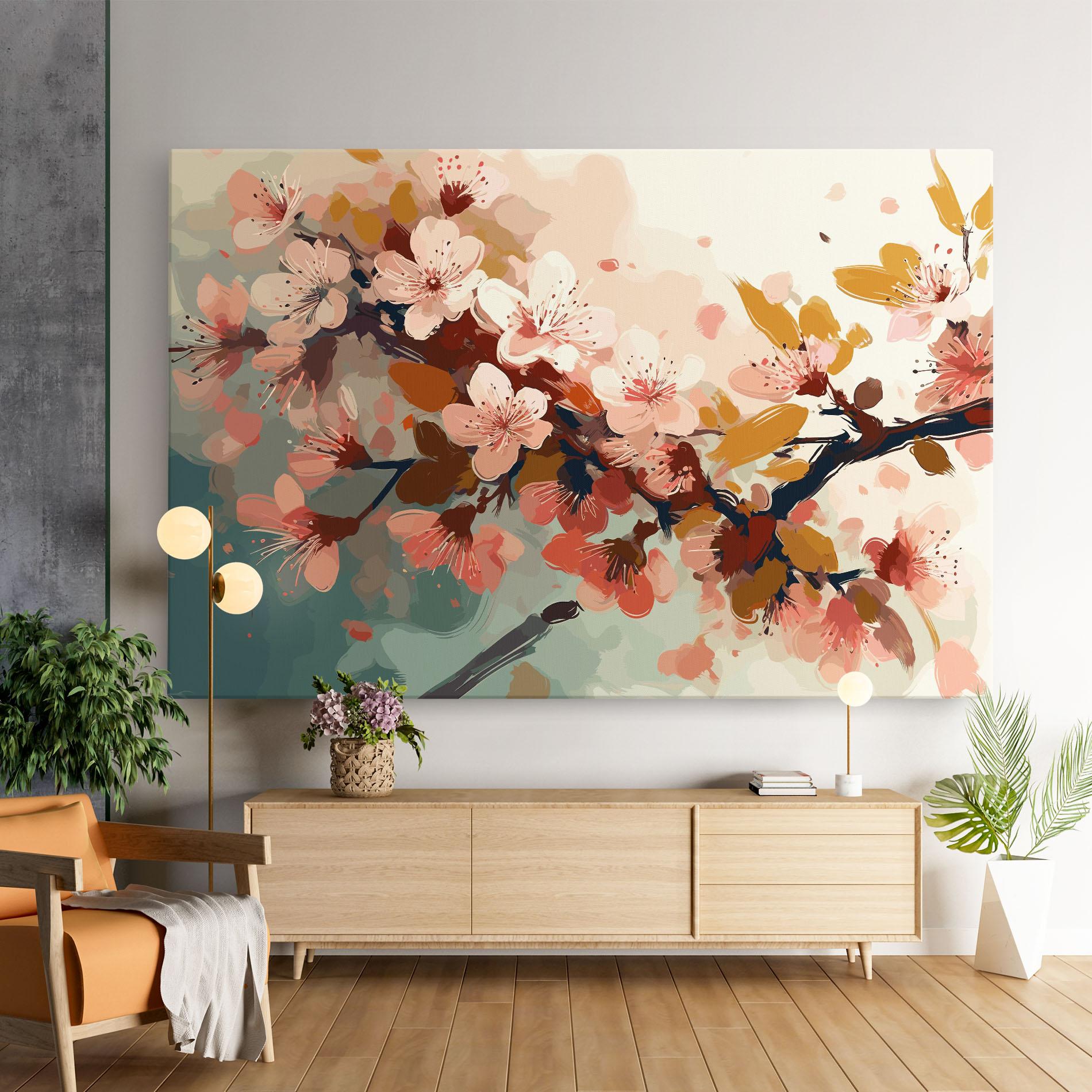 Картина на платно Cute Spring Flower mockup 9