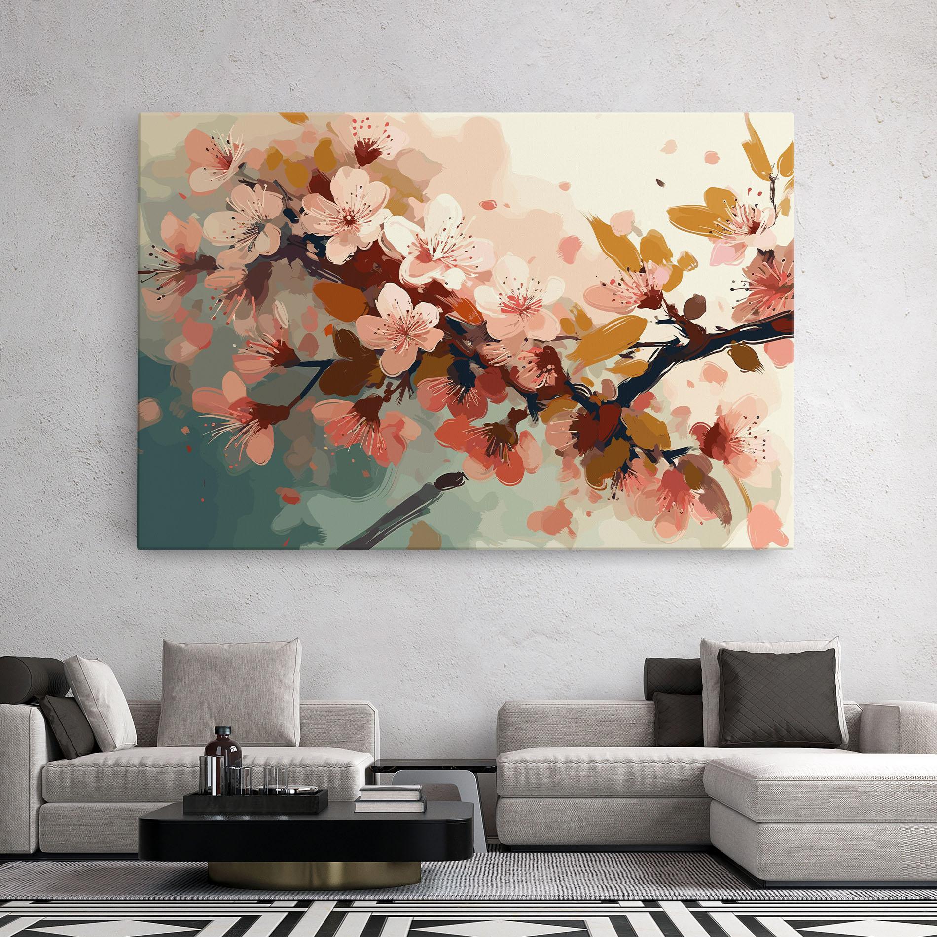 Картина на платно Cute Spring Flower mockup 2