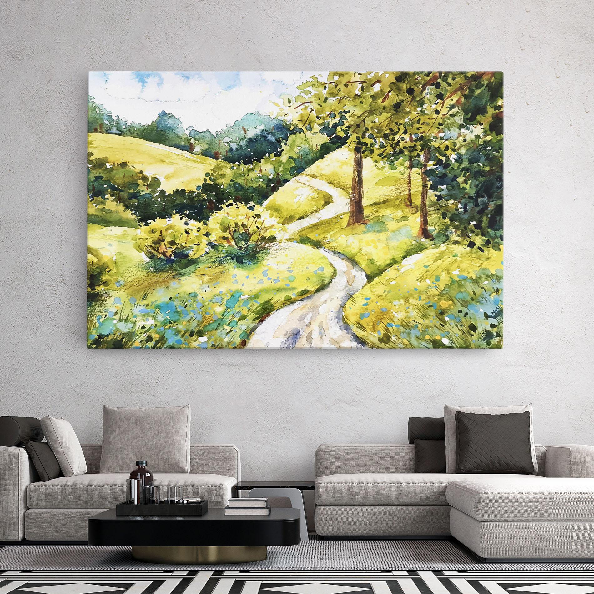 Картина на платно Fresh Spring View mockup 2