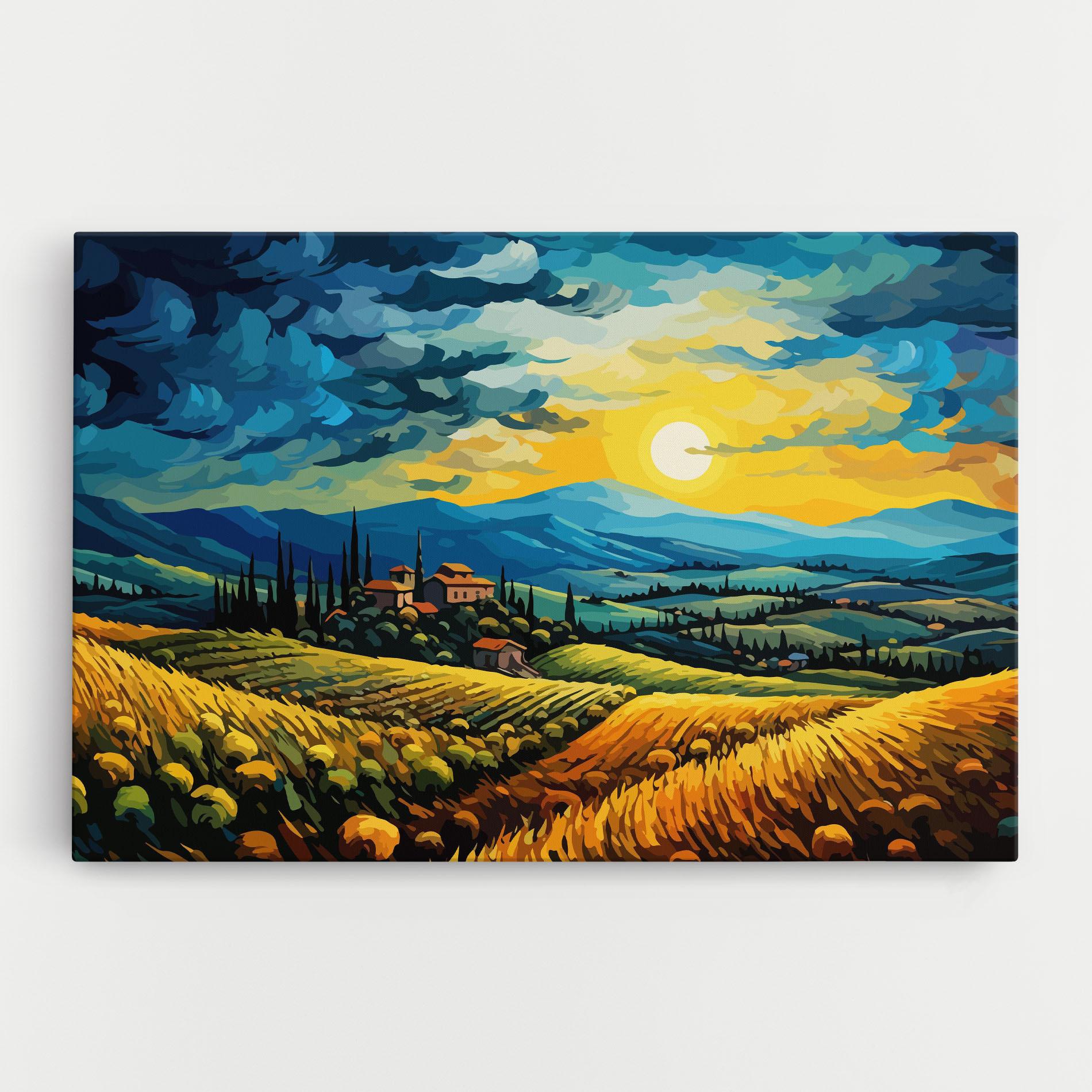 Картина на платно Rural Fantasy View mockup 0