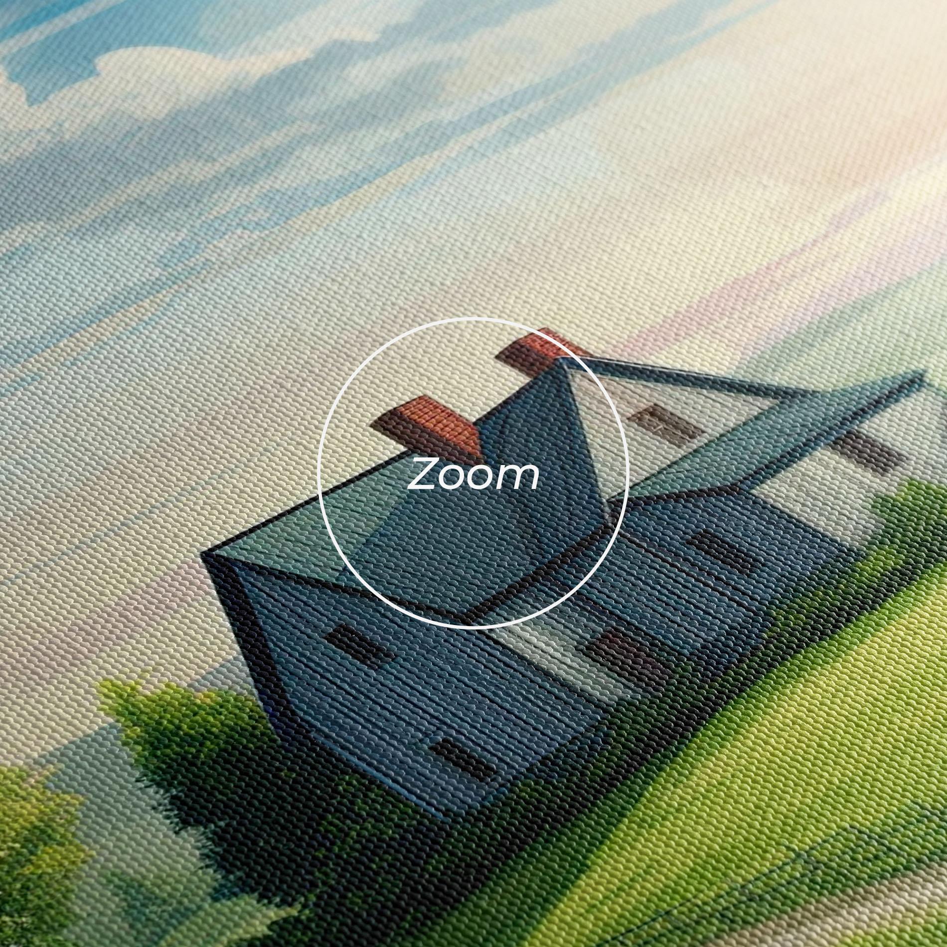 Картина на платно Calming Rural View mockup 3