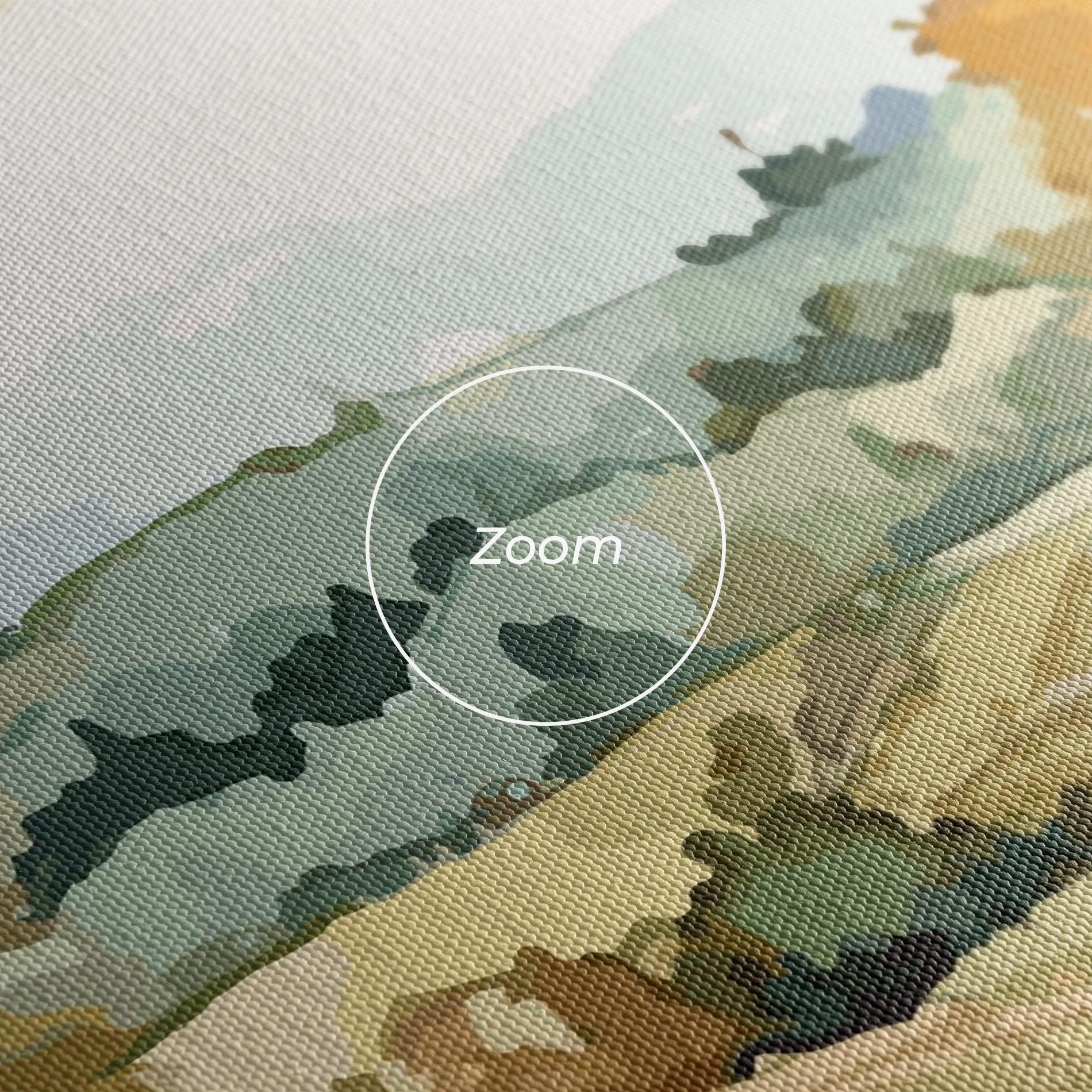 Картина на платно Yellow Rural Trees mockup 3