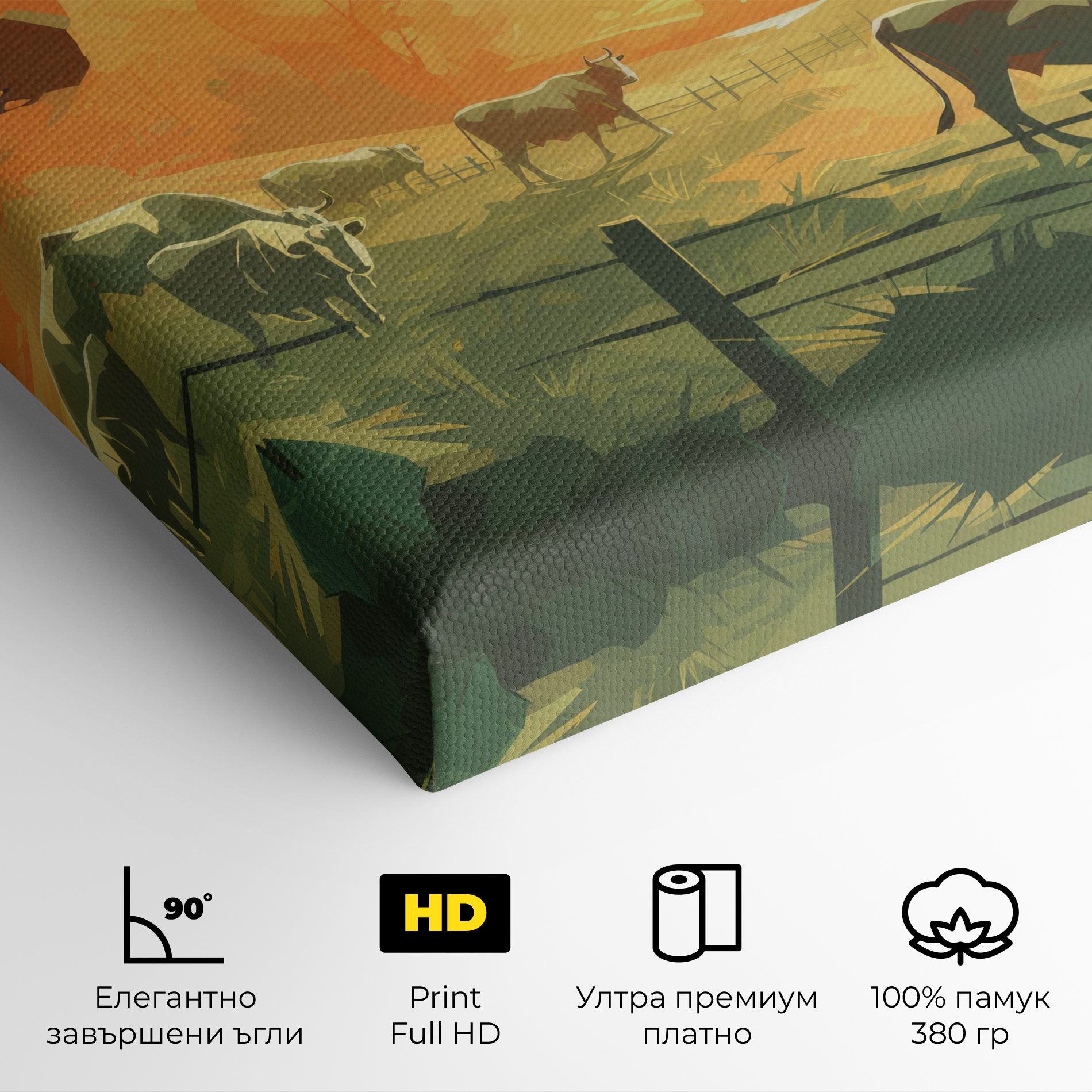 Cows Grazing mockup 4