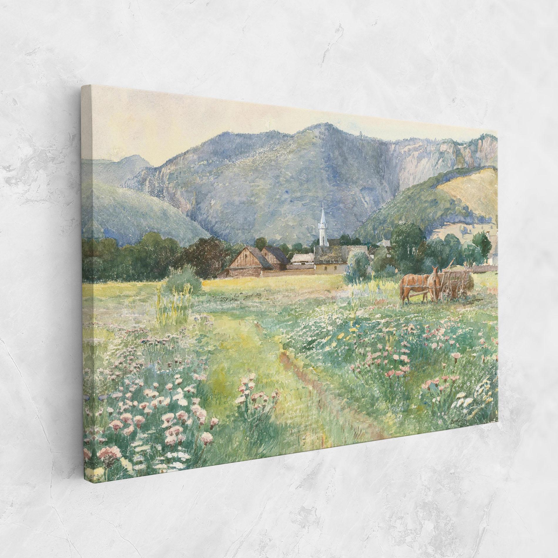 Картина на платно Rural Painting Art mockup 1