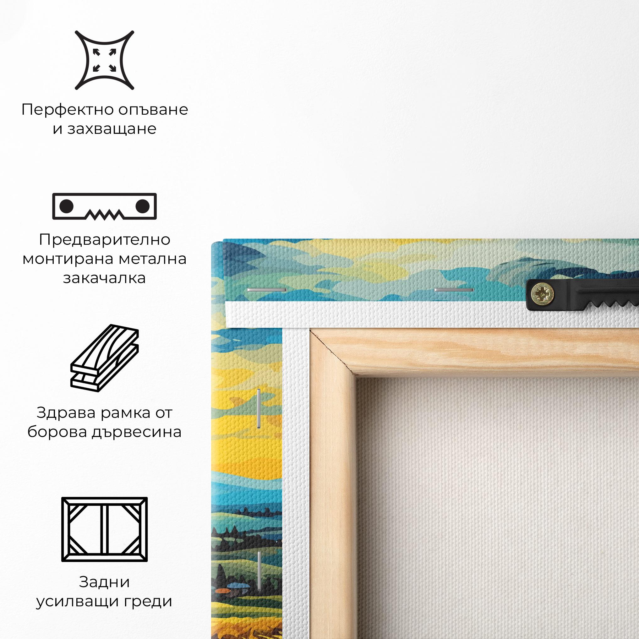 Картина на платно Rural Fantasy View mockup 5