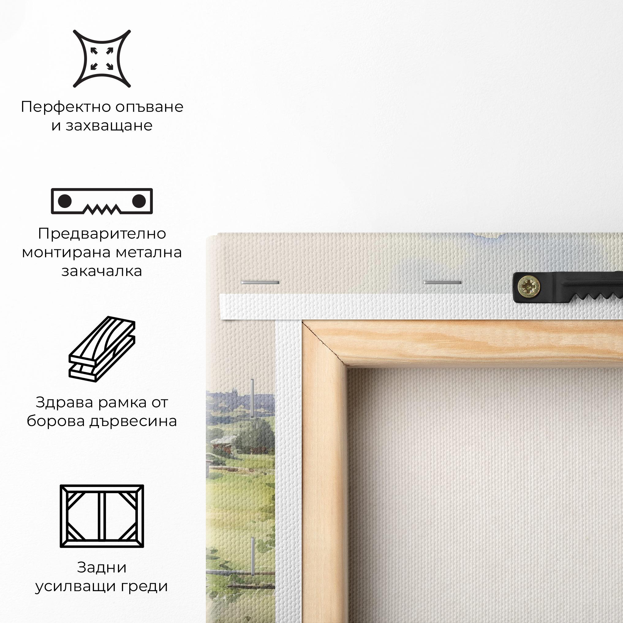 Картина на платно Rural Farm mockup 5