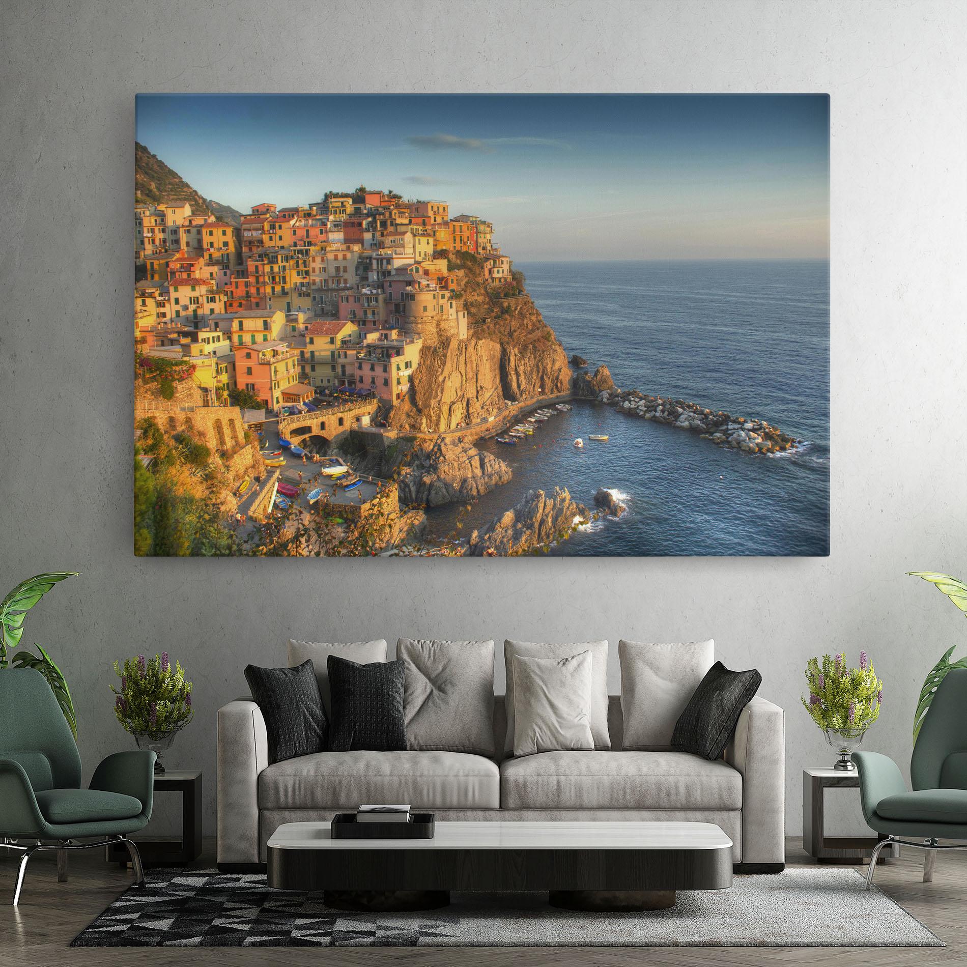 Картина на платно Cinque Terrre mockup 7