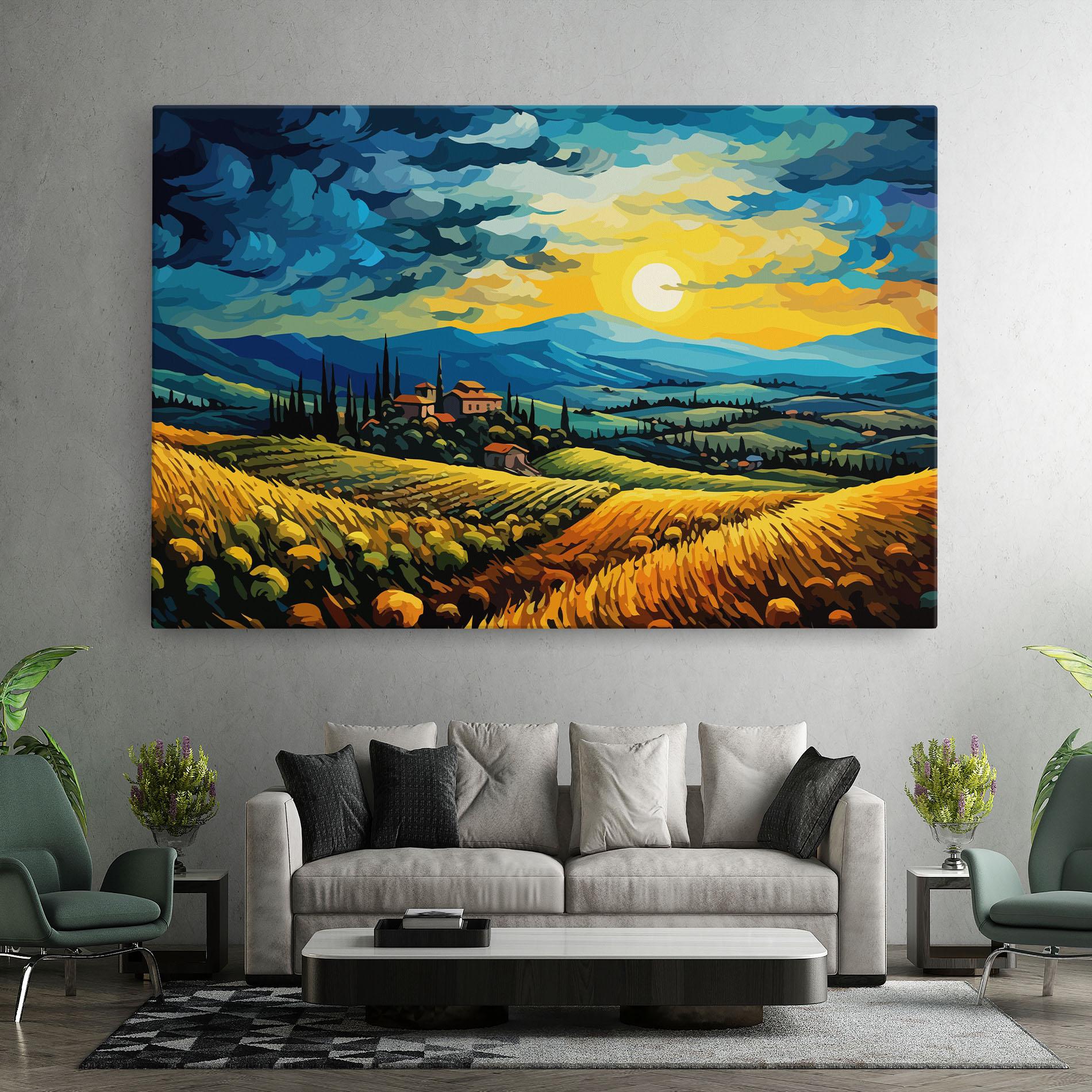 Картина на платно Rural Fantasy View mockup 7