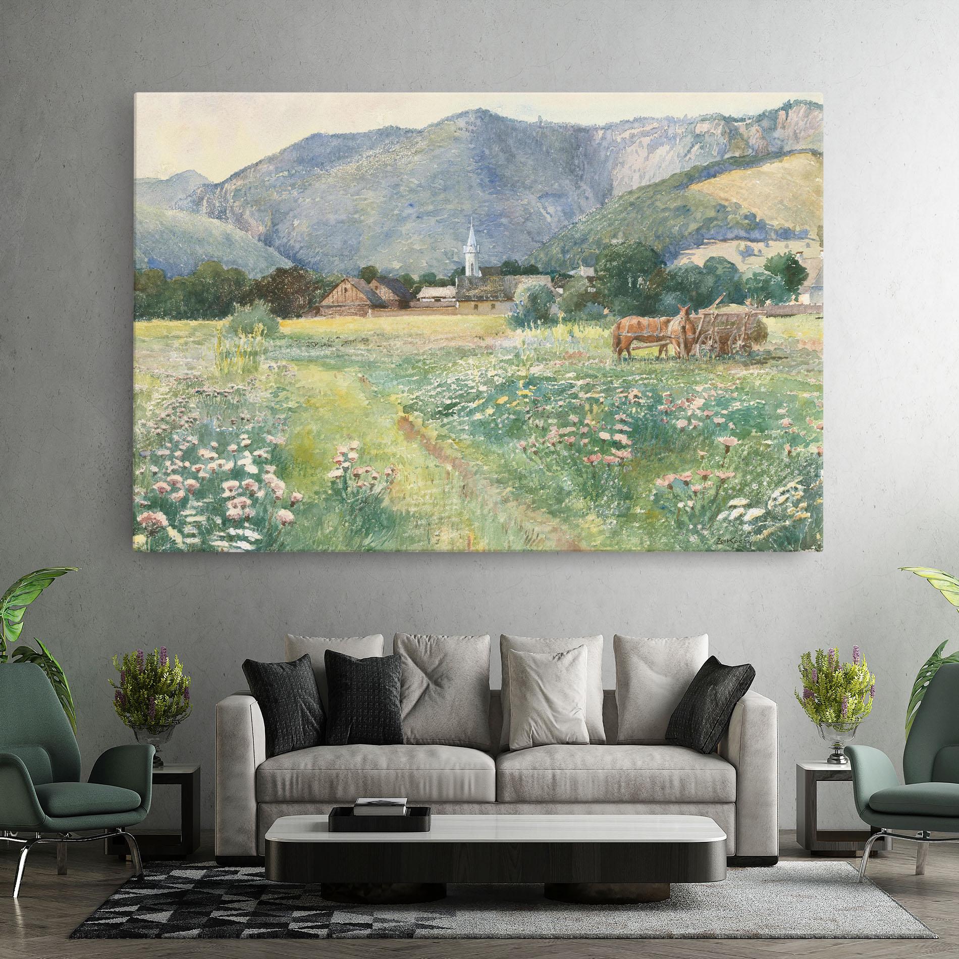 Картина на платно Rural Painting Art mockup 7