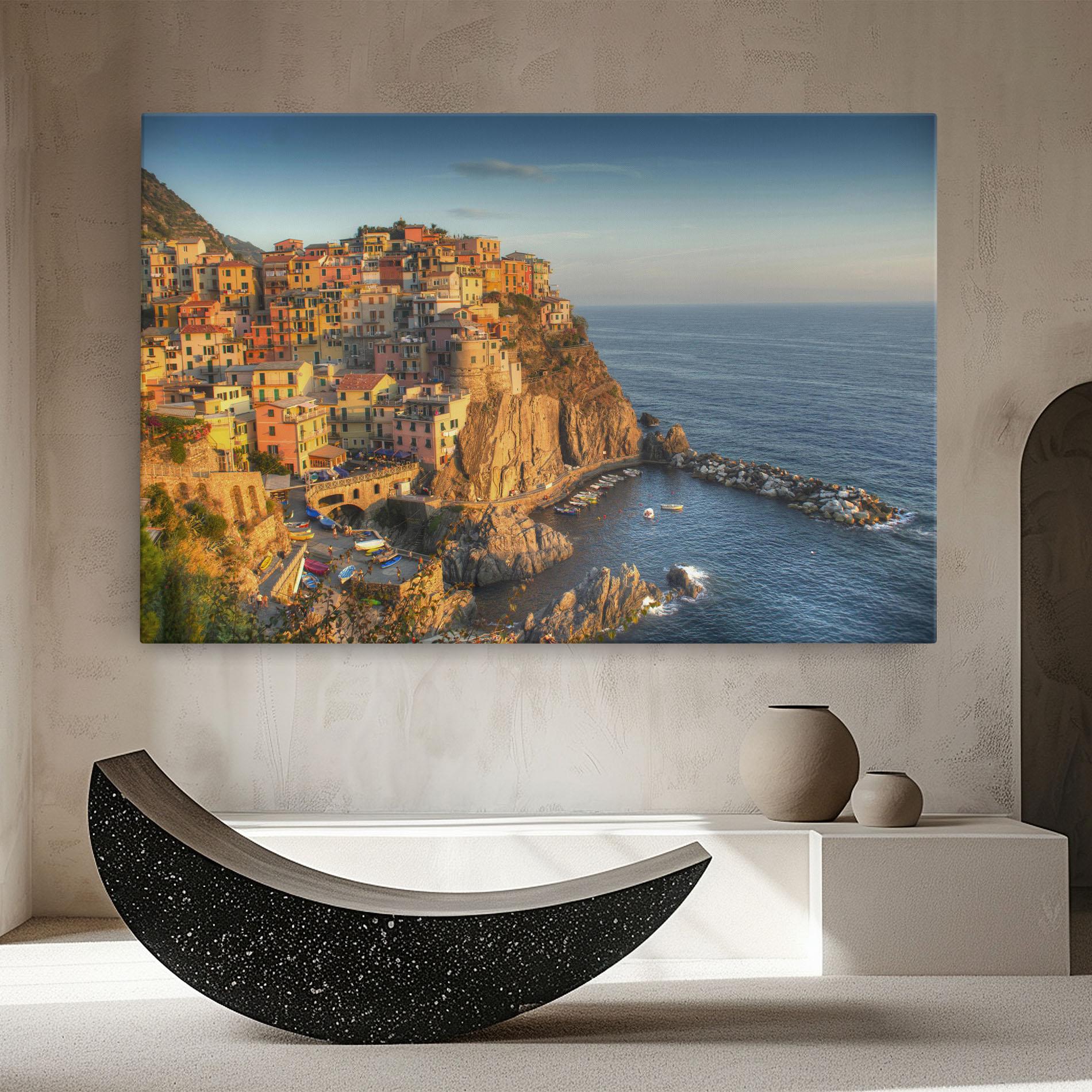 Картина на платно Cinque Terrre mockup 8