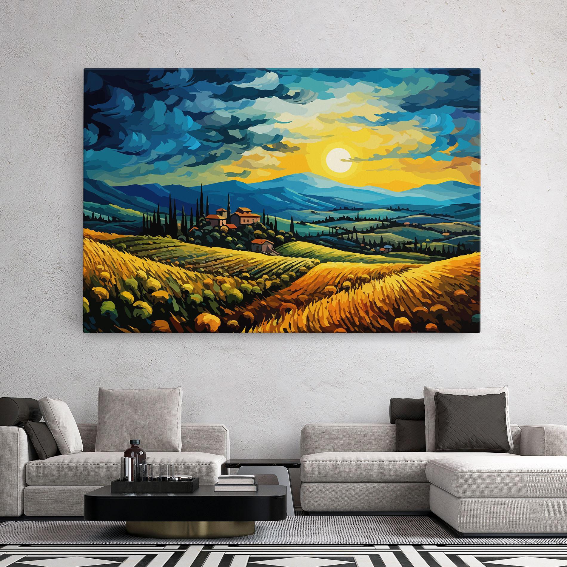 Картина на платно Rural Fantasy View mockup 2