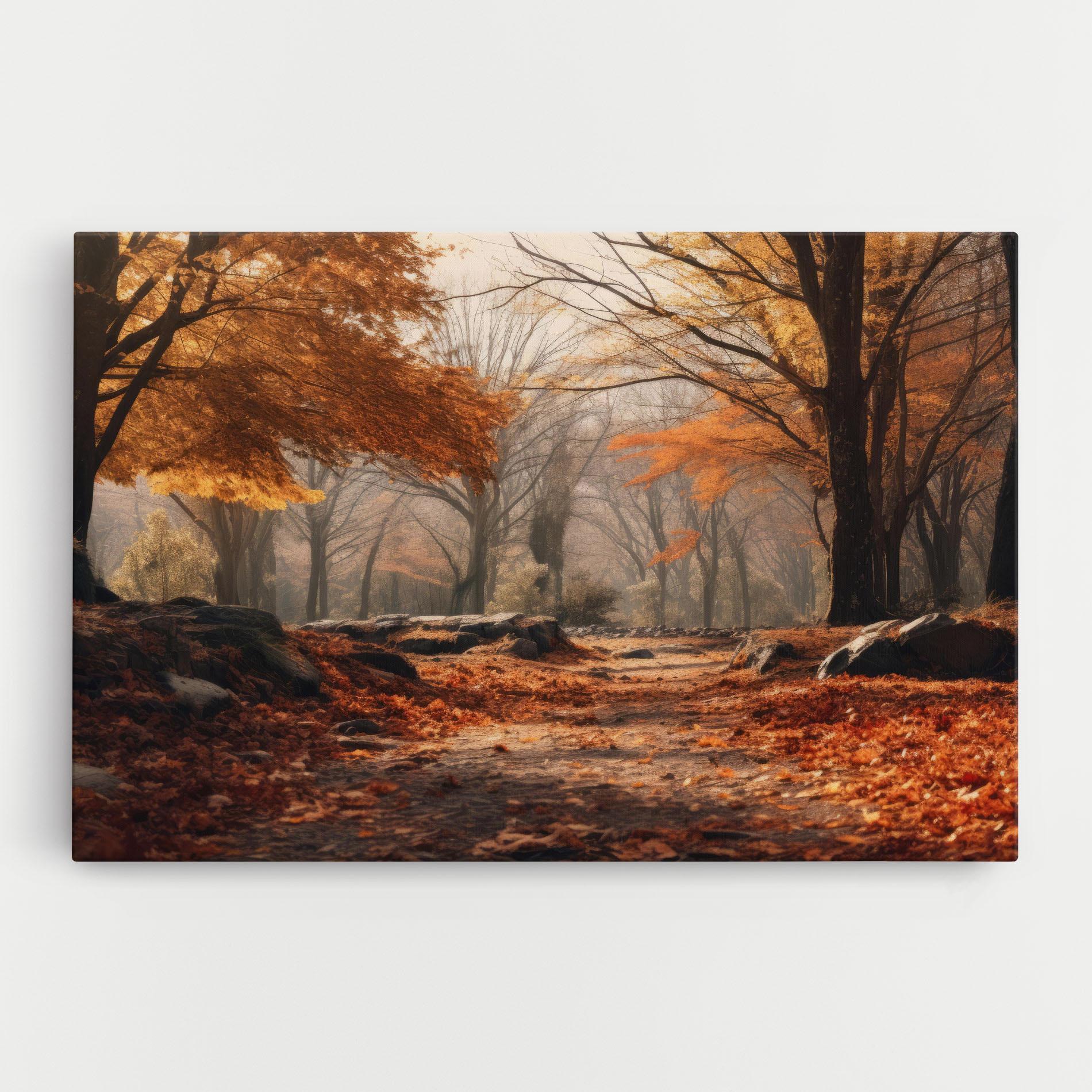 Картина на платно Autumn Forest mockup 0