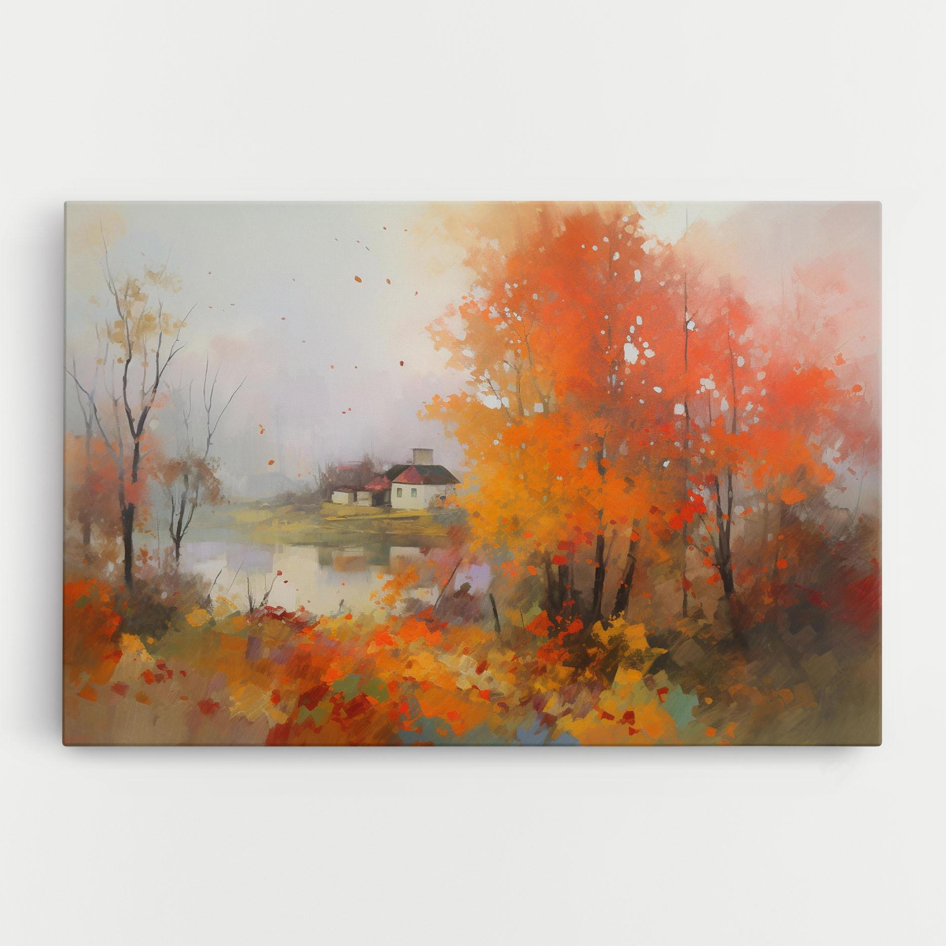 Картина на платно Autumnal Painting mockup 0