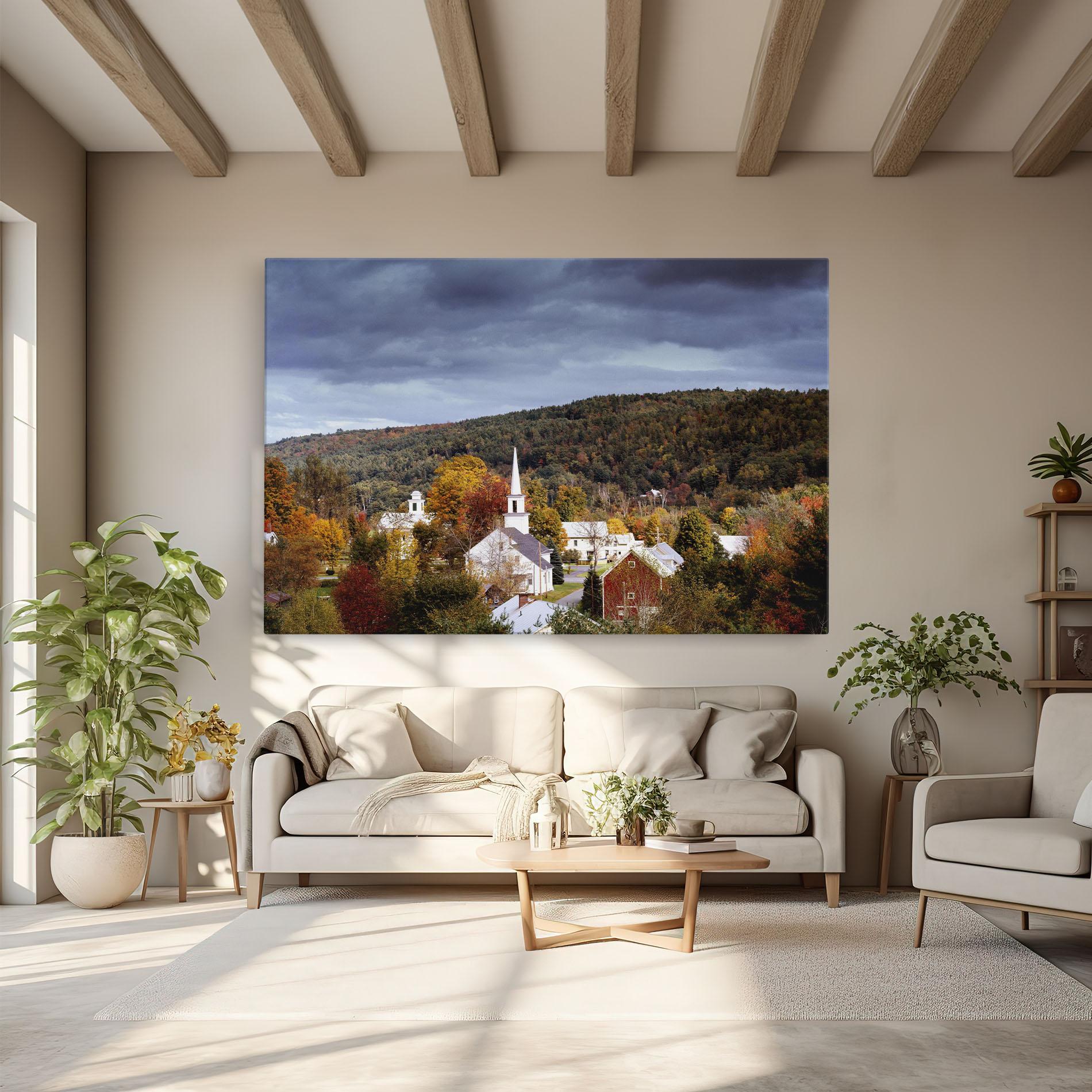 Картина на платно Autumn Trees mockup 6