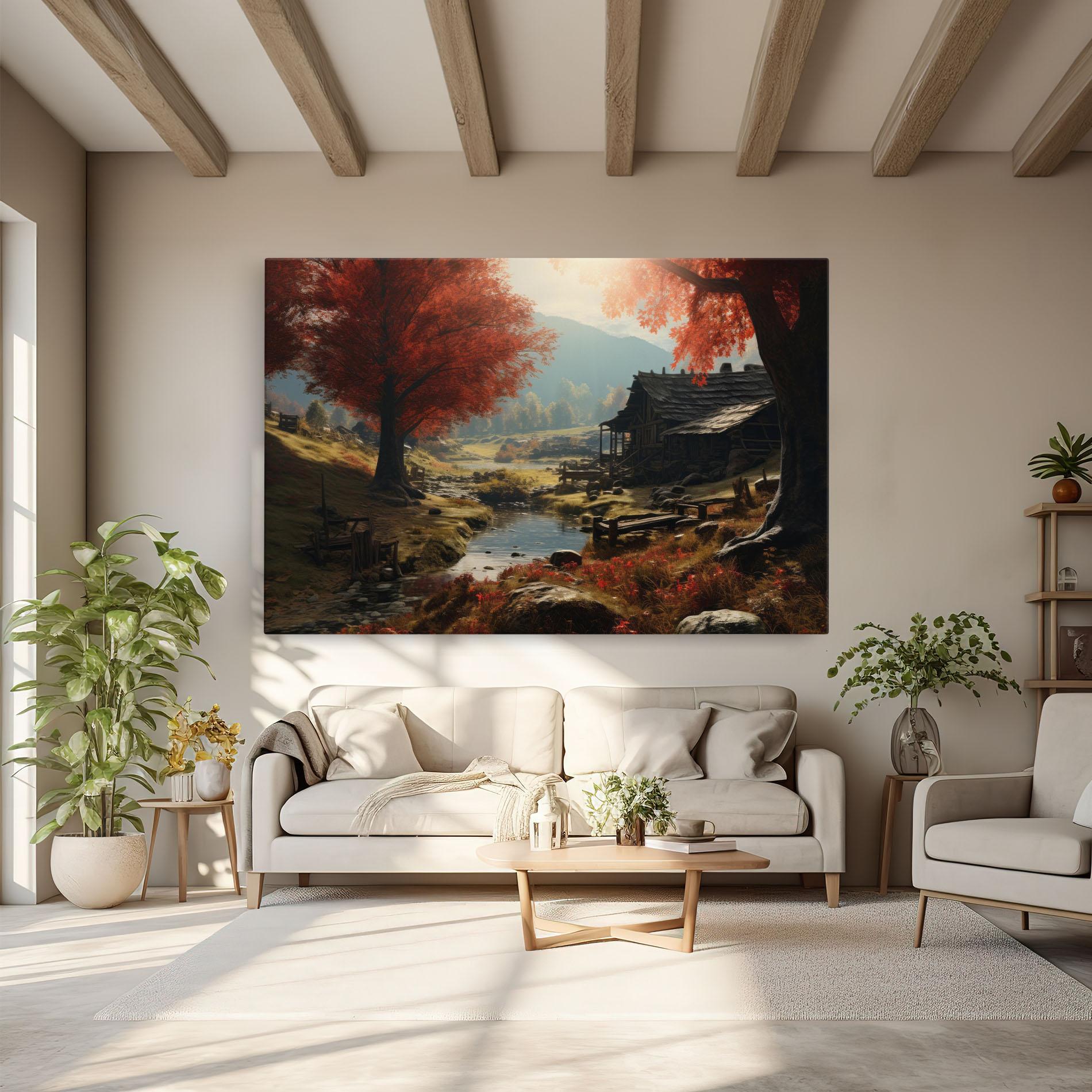 Картина на платно Wild Hunt mockup 6