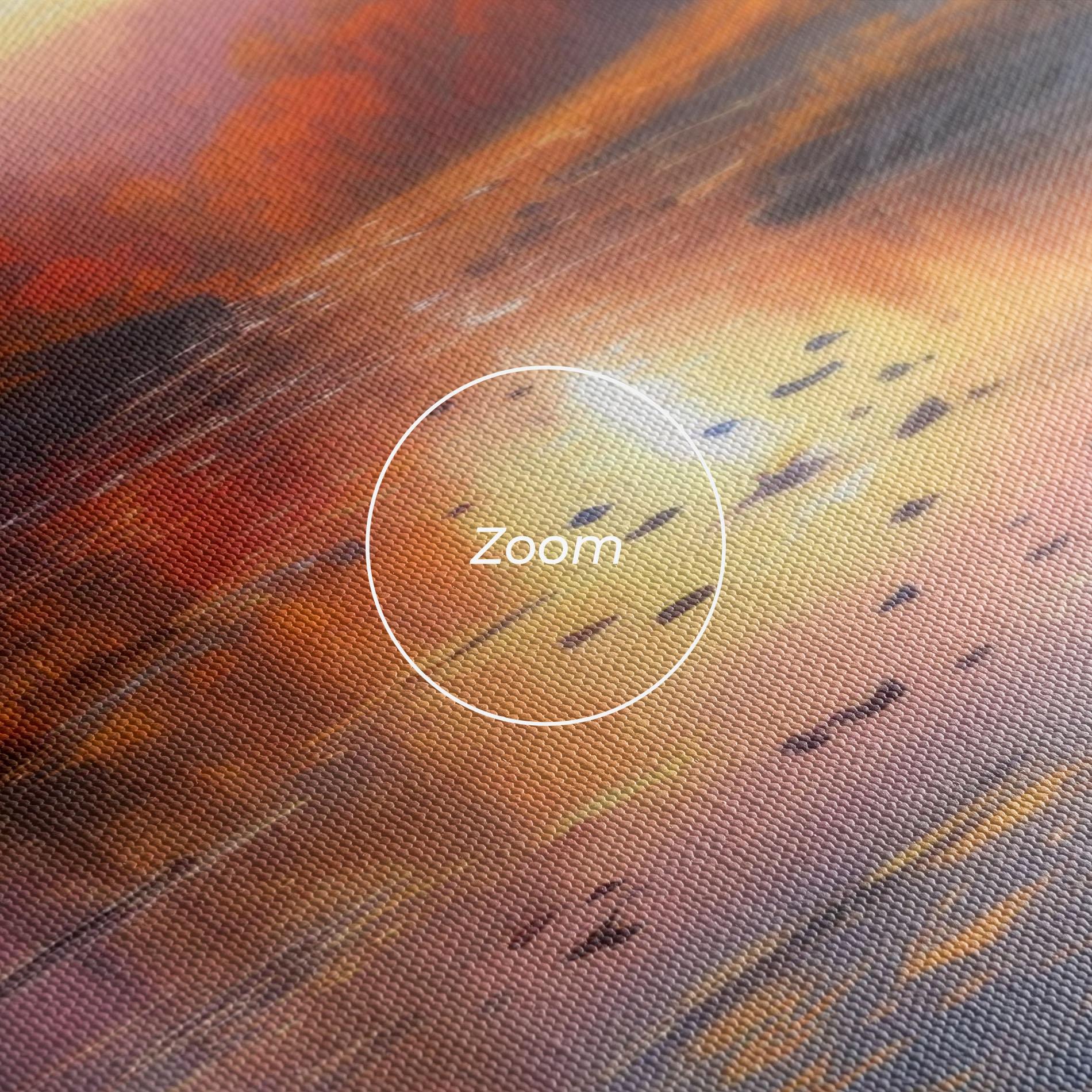 Картина на платно Autumn Sunset mockup 3