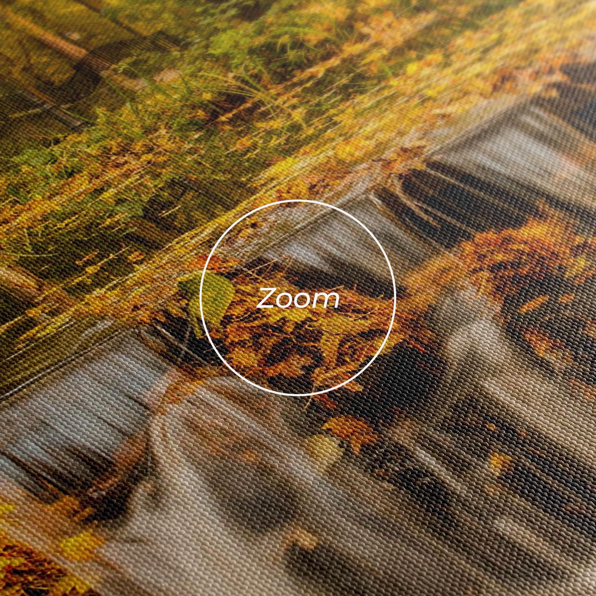 Картина на платно Autumn Waterfall mockup 3