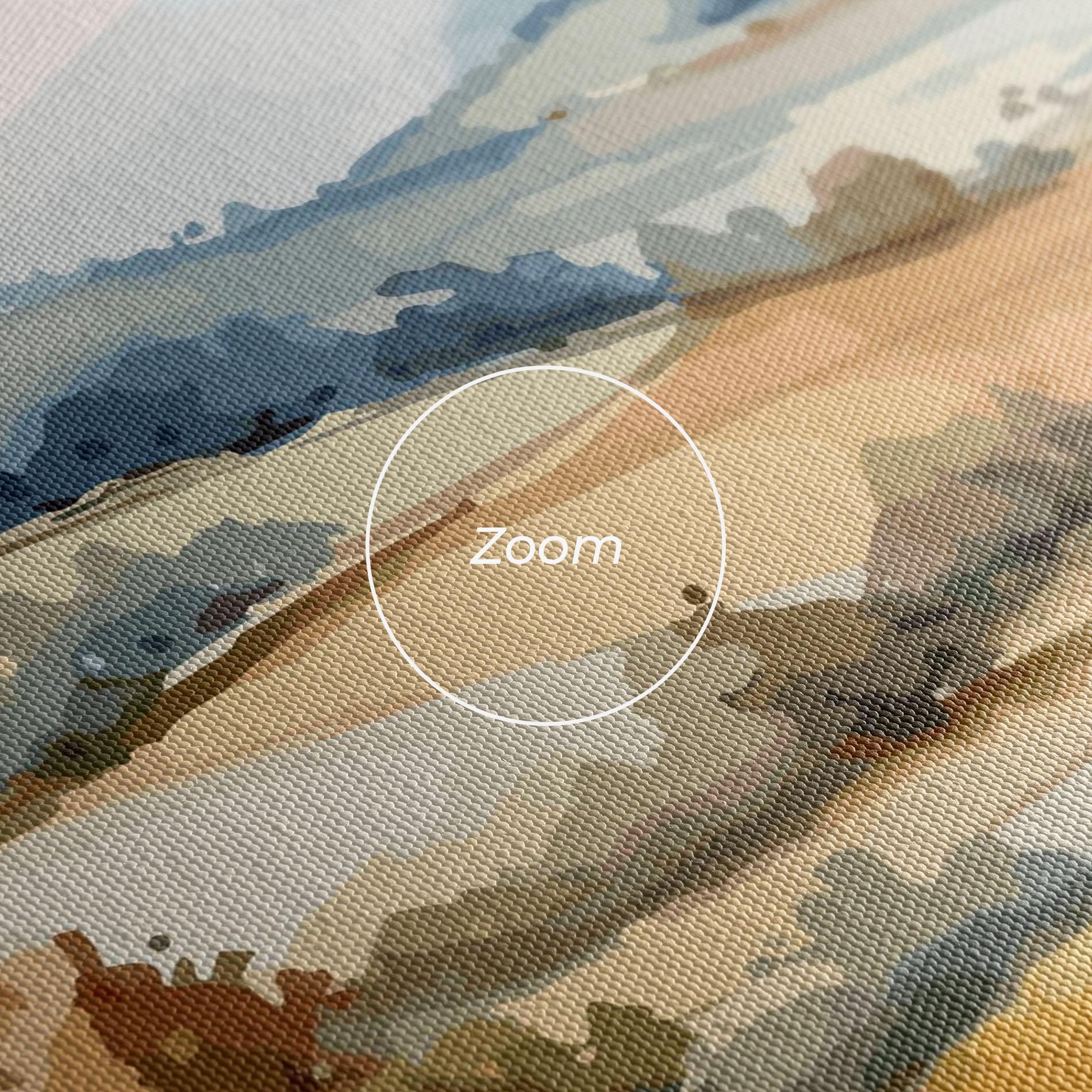 Картина на платно Blue Orange Autumn mockup 3