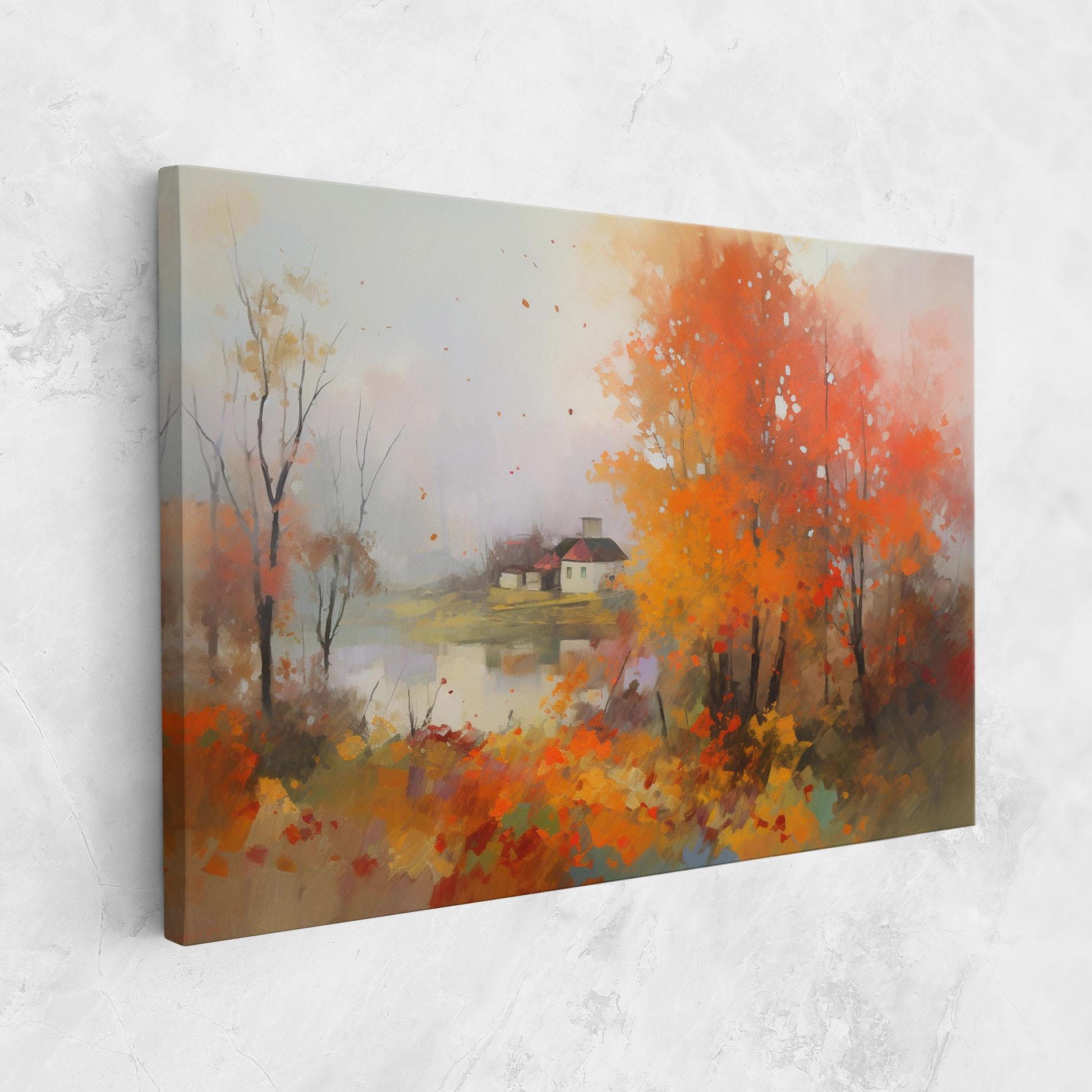 Картина на платно Autumnal Painting mockup 1