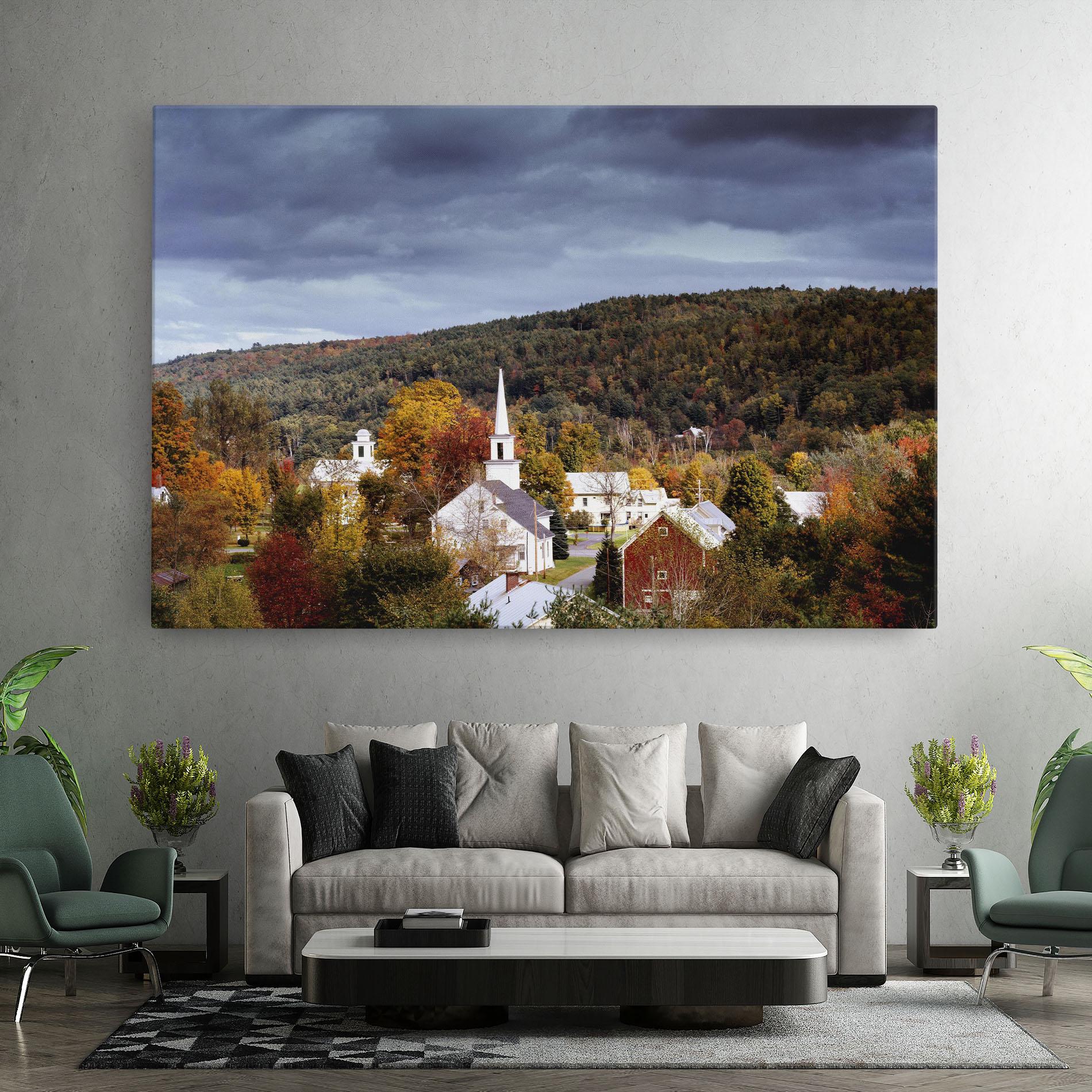 Картина на платно Autumn Trees mockup 7