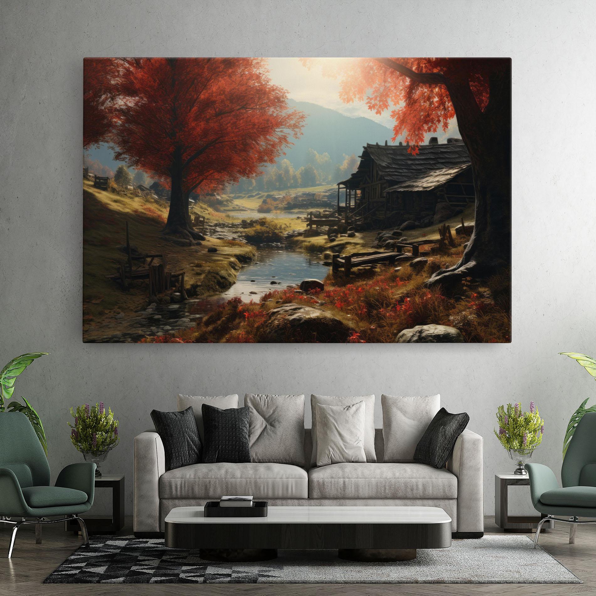 Картина на платно Wild Hunt mockup 7