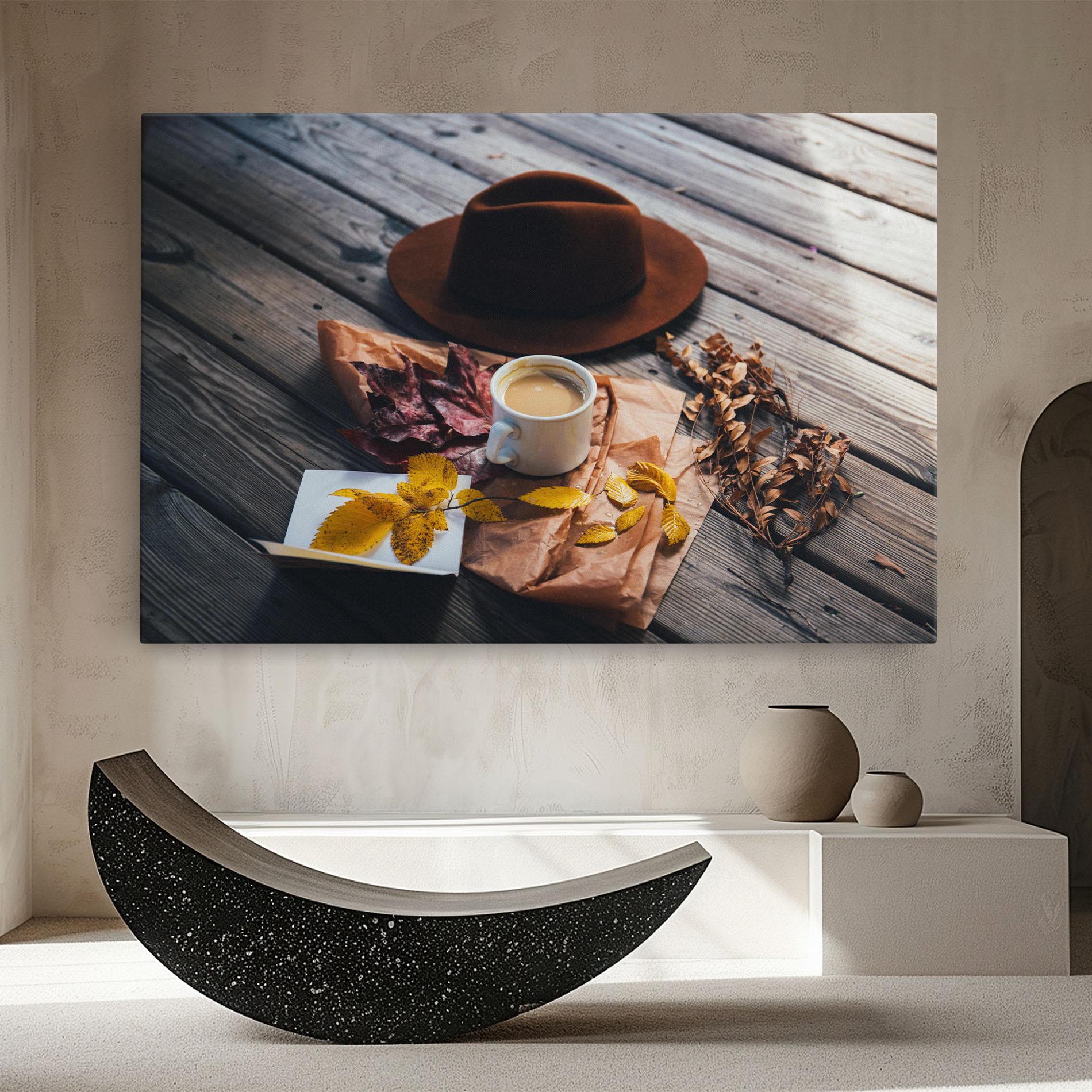 Картина на платно Autumn Coffee Vibe mockup 8