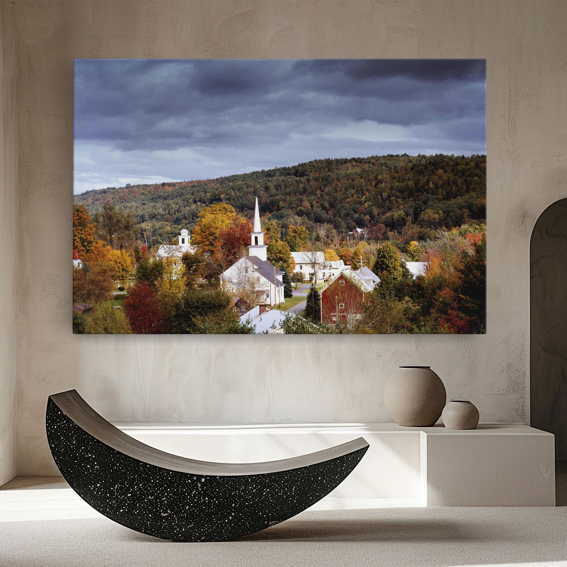 Картина на платно Autumn Trees mockup 8