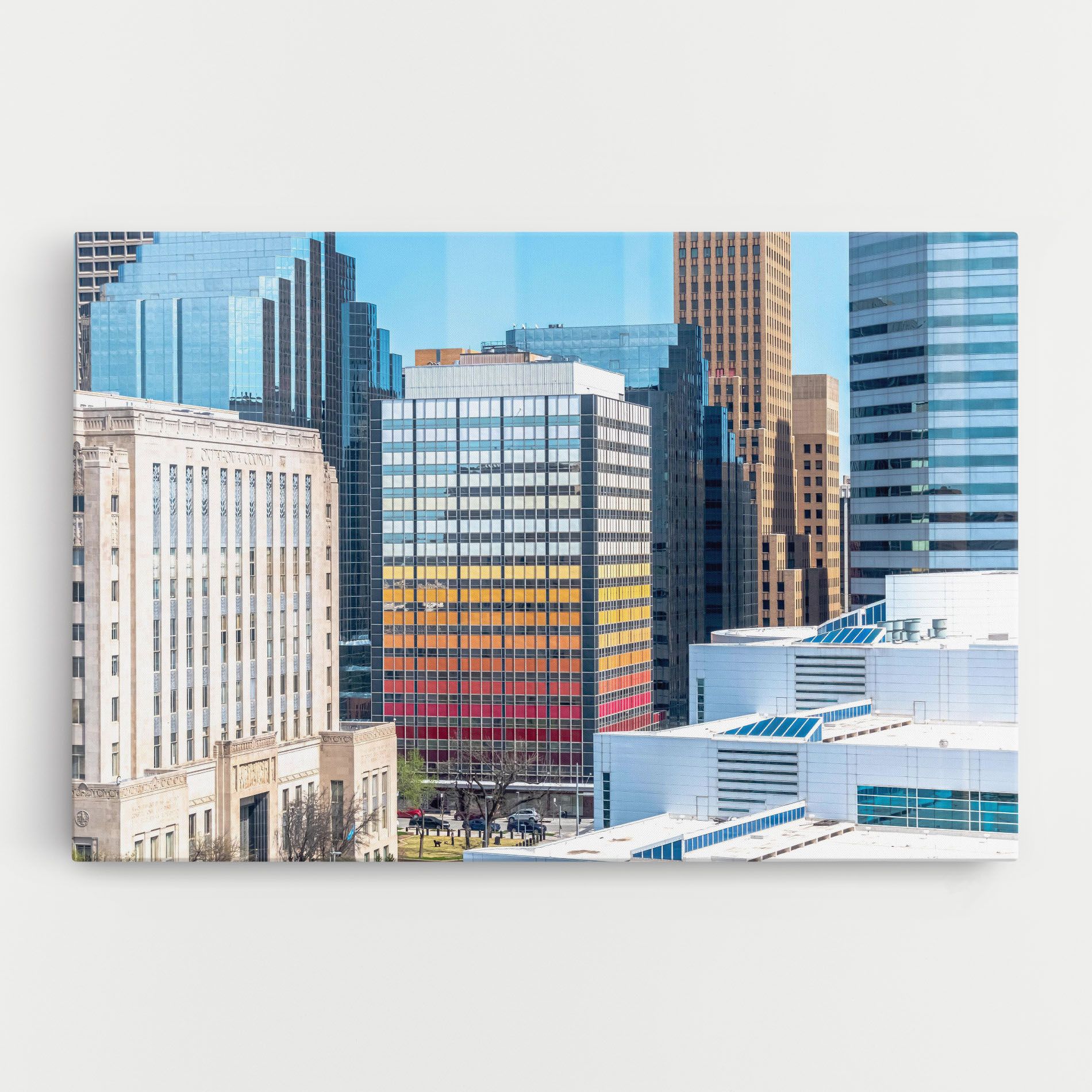 Colorful Urban Building mockup 0