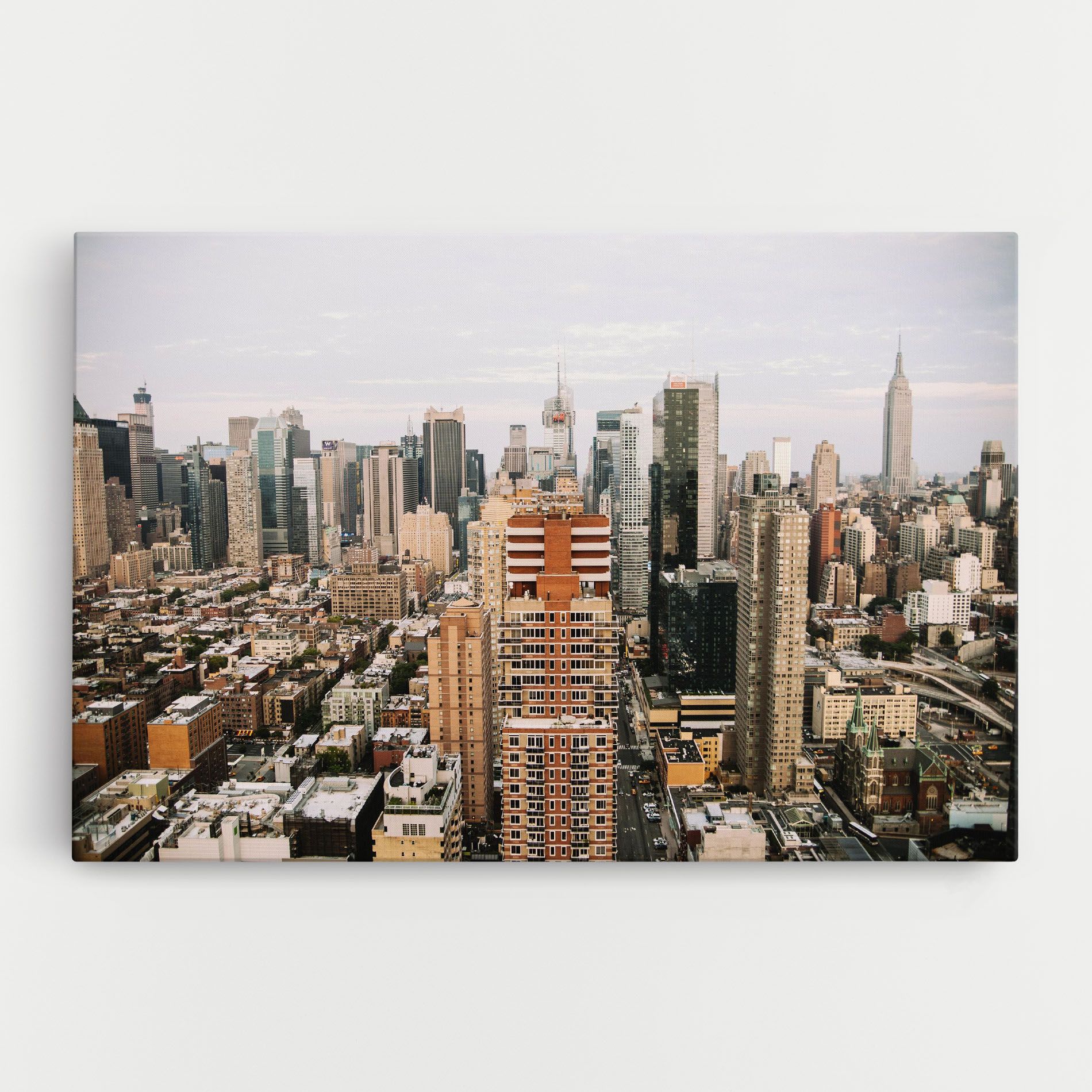 Cream Orange Building mockup 0