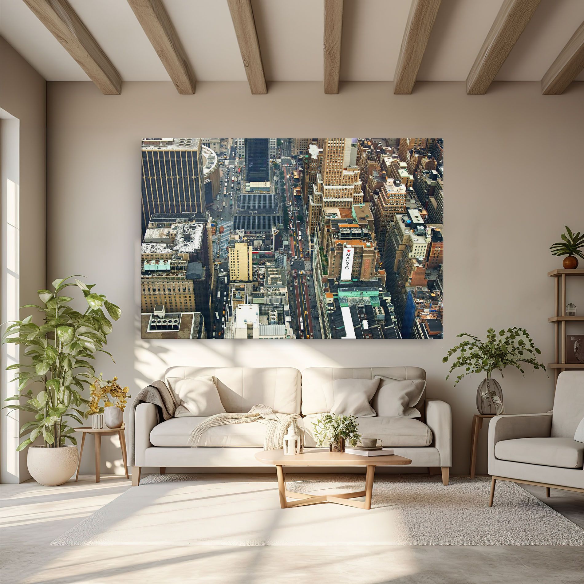 Cream Tall Building mockup 6