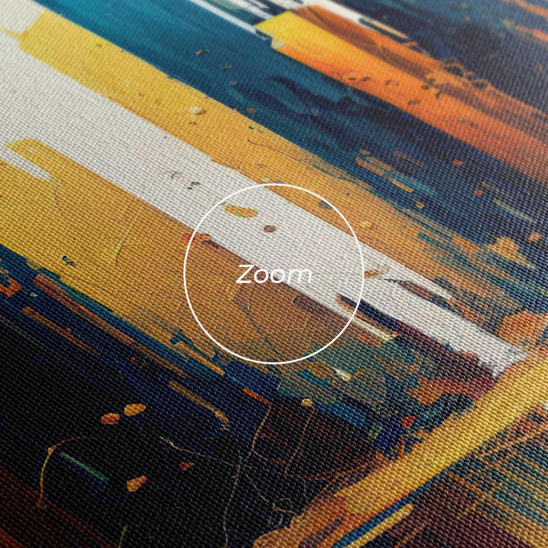 Картина на платно City Pain Art mockup 3