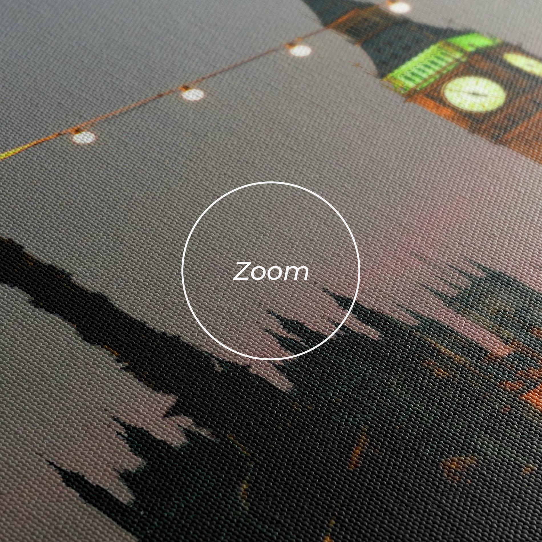 Картина на платно Clock Lights mockup 3