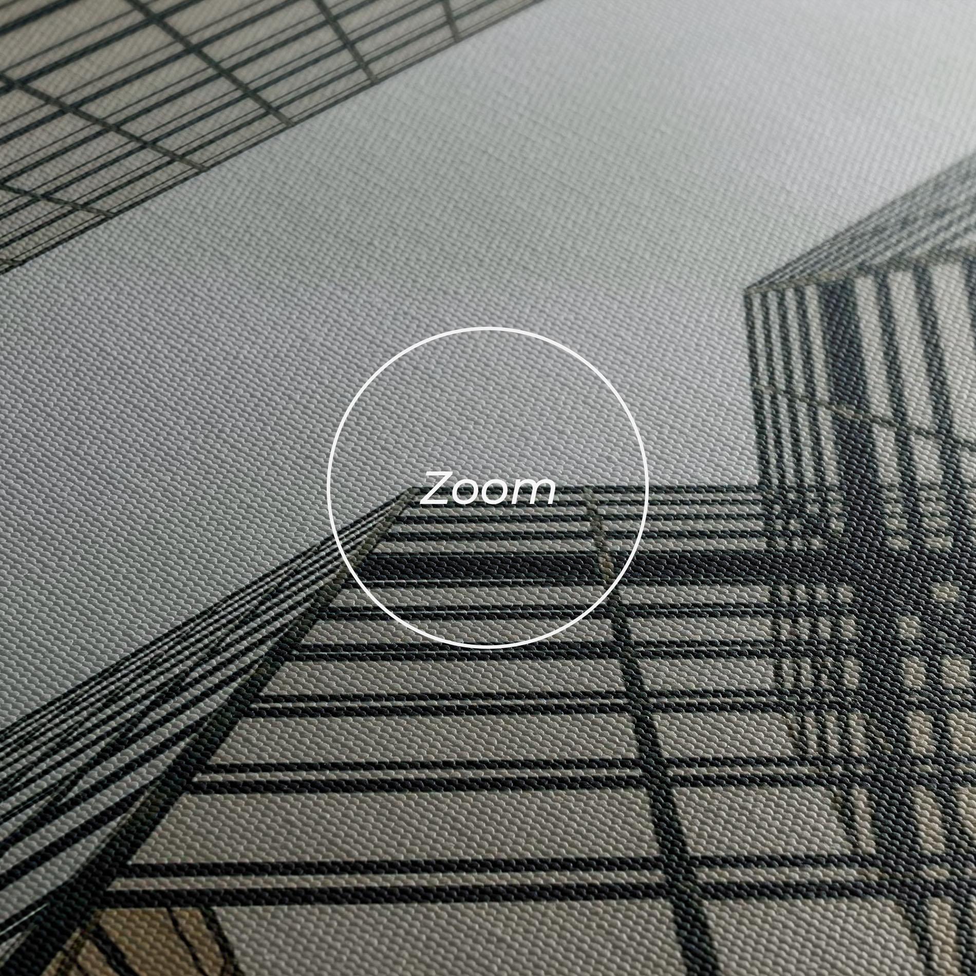 Картина на платно Orange Glass Building mockup 3