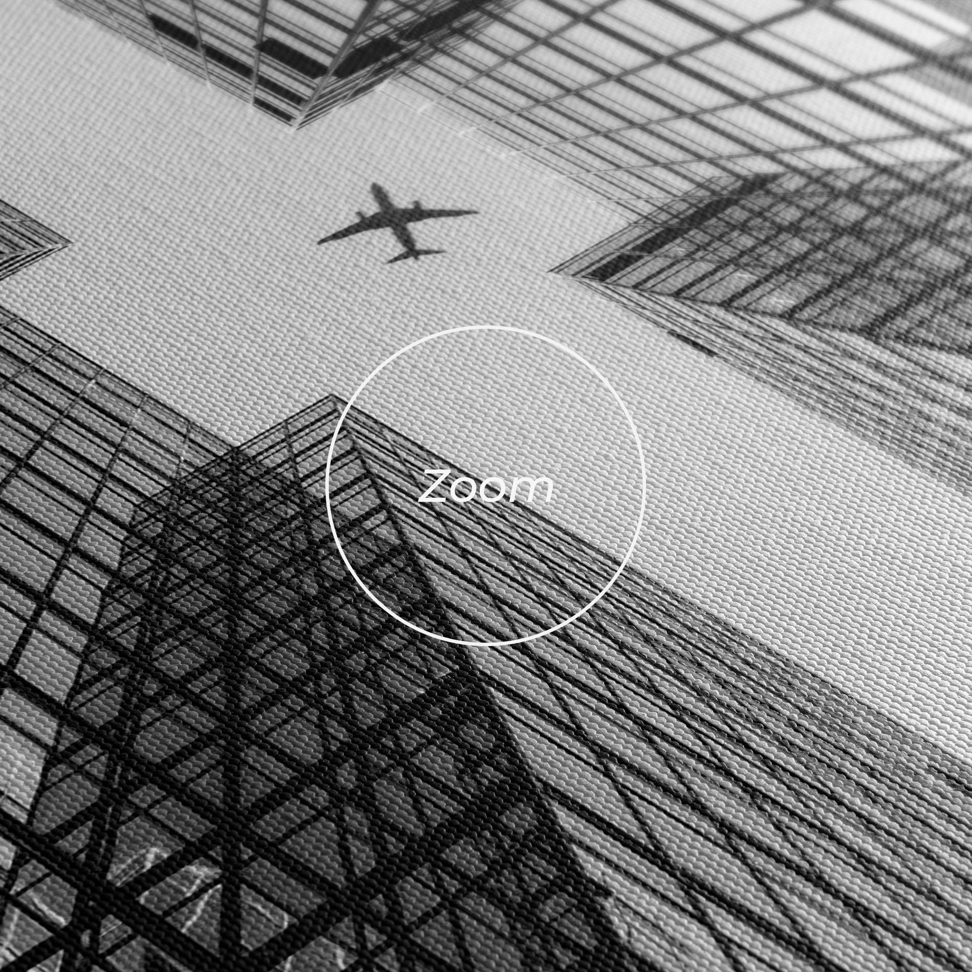 Картина на платно Plane Grey Building mockup 3