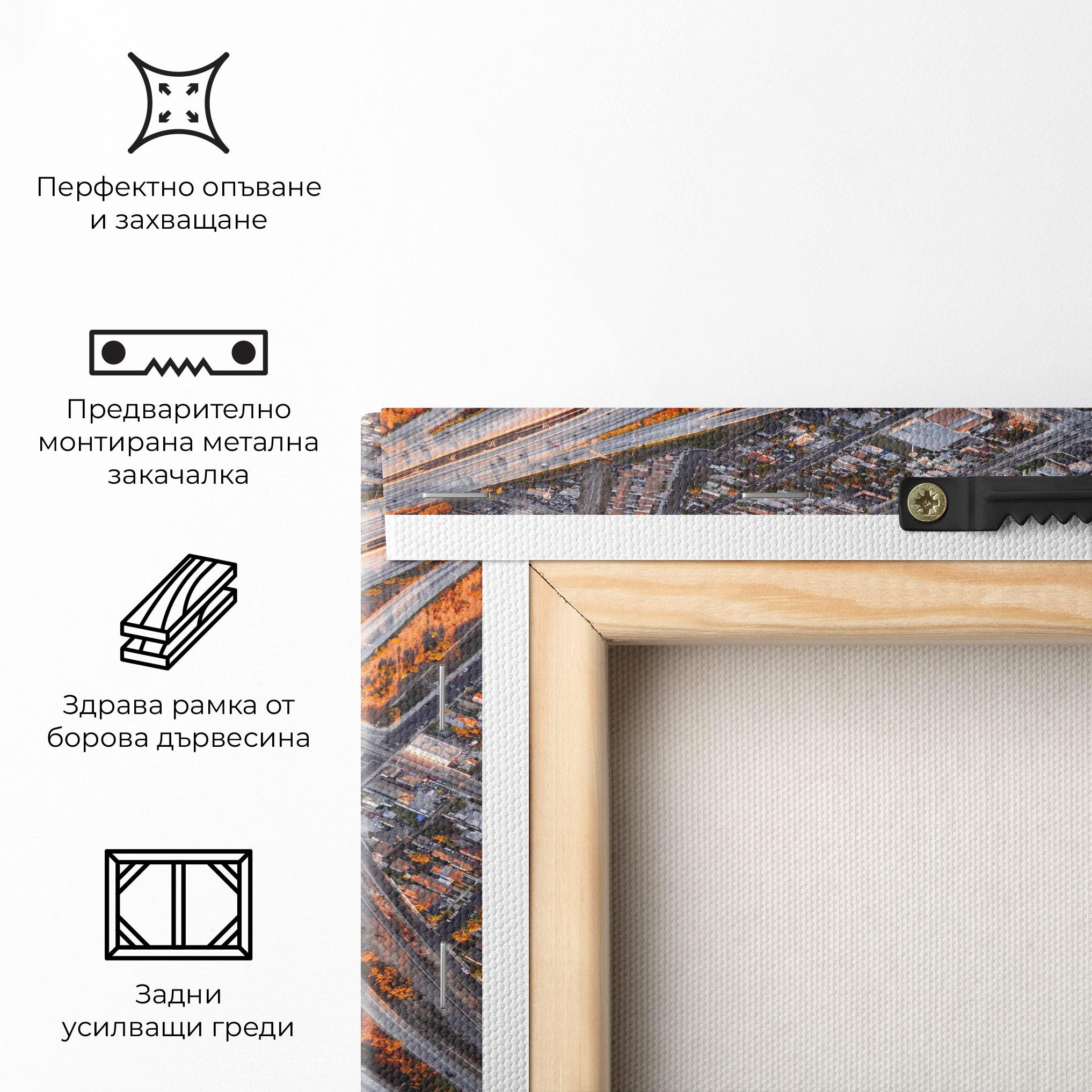 Картина на платно Big Road City mockup 5