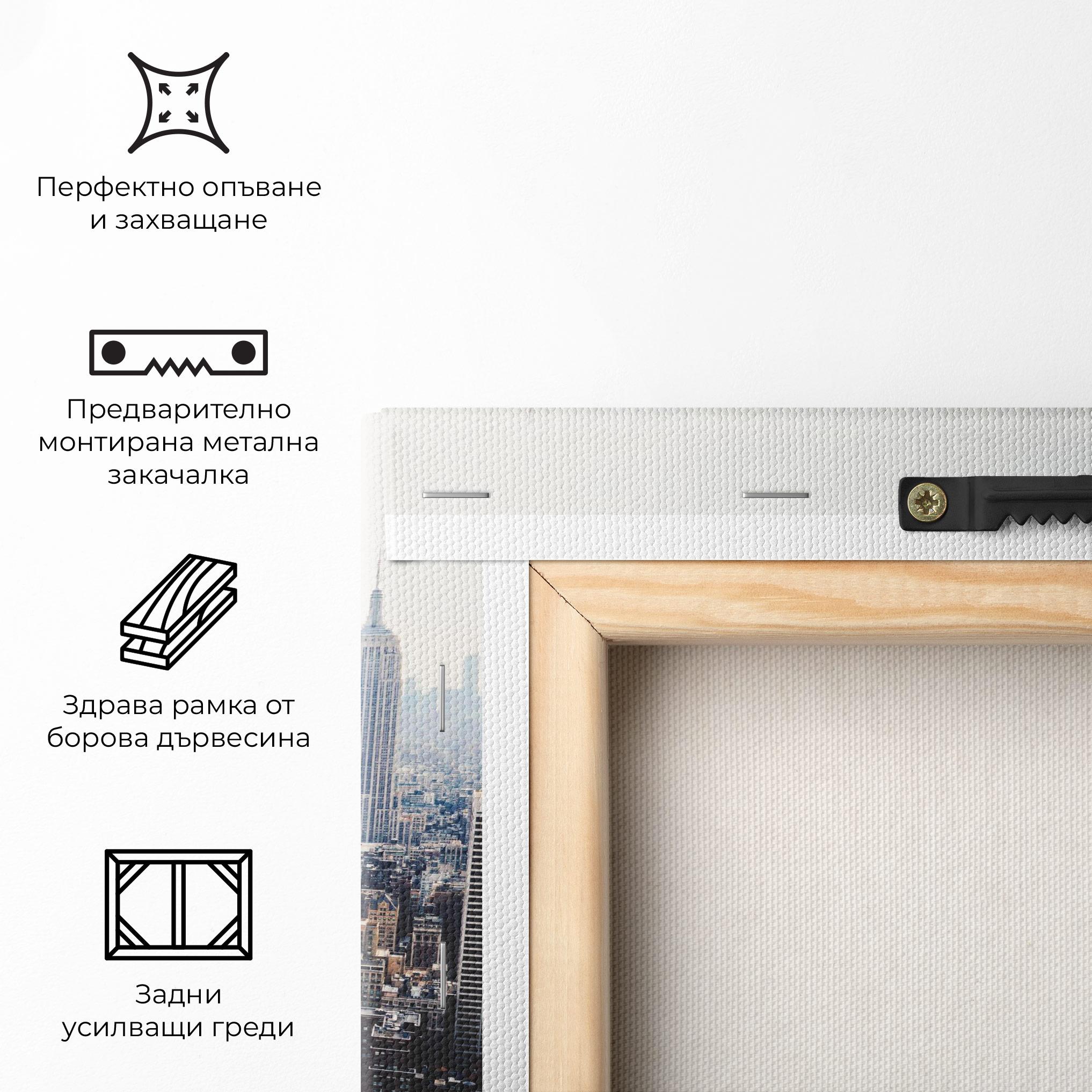 Картина на платно Building Mix View mockup 5