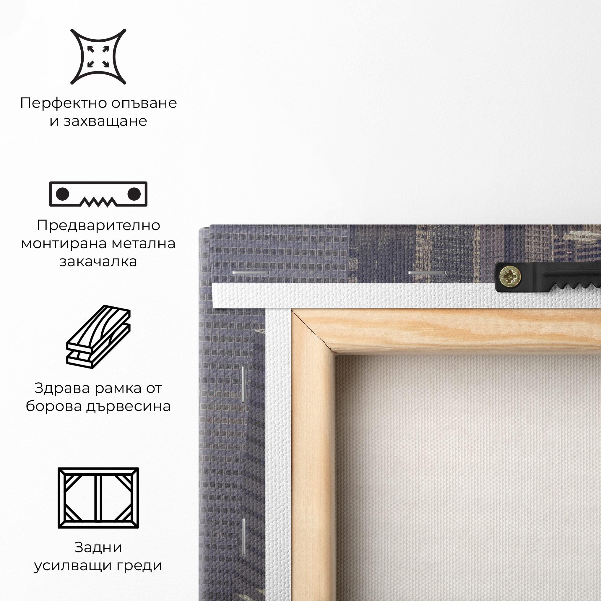 Картина на платно Cream Light Building mockup 5