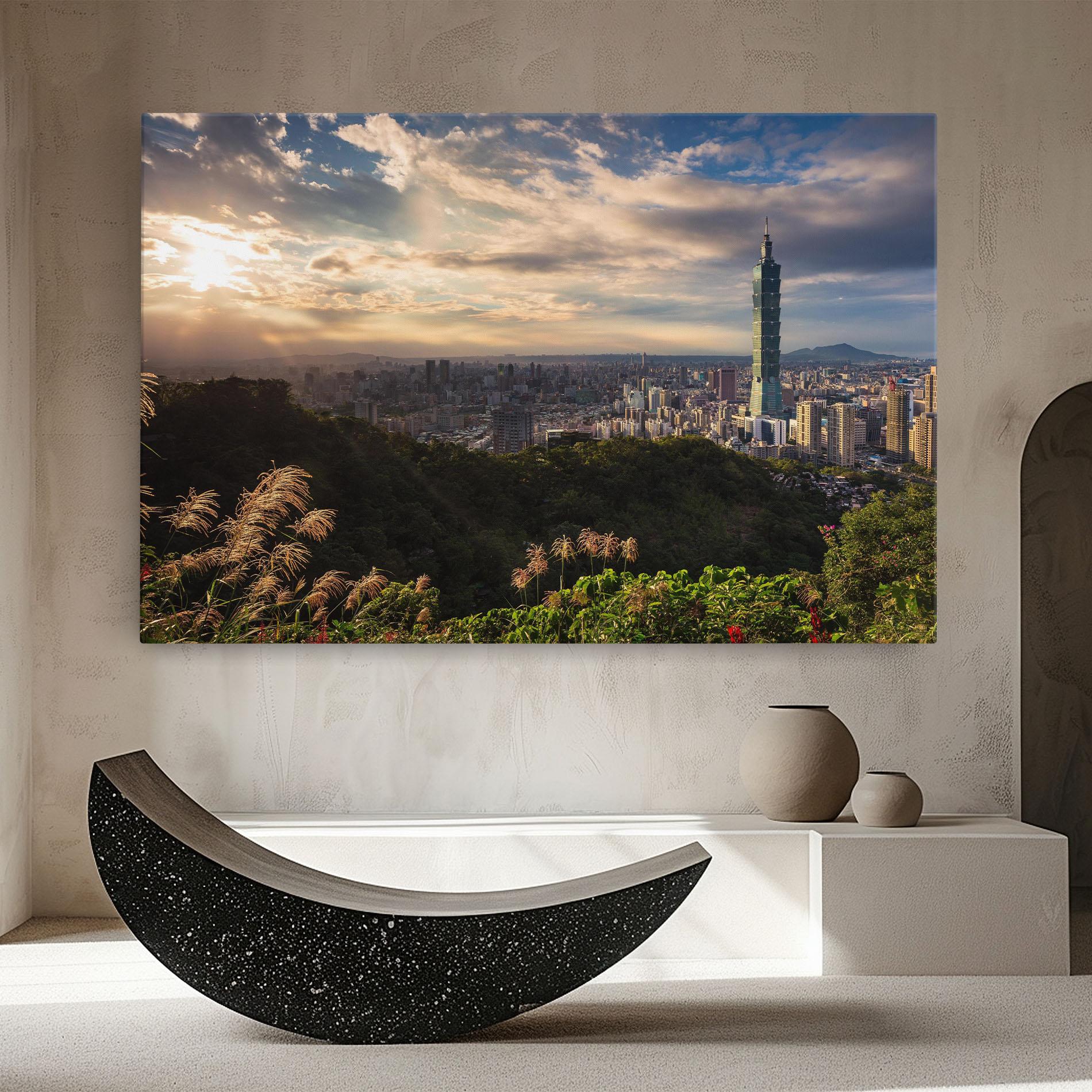 Картина на платно Big Building Daylight mockup 8