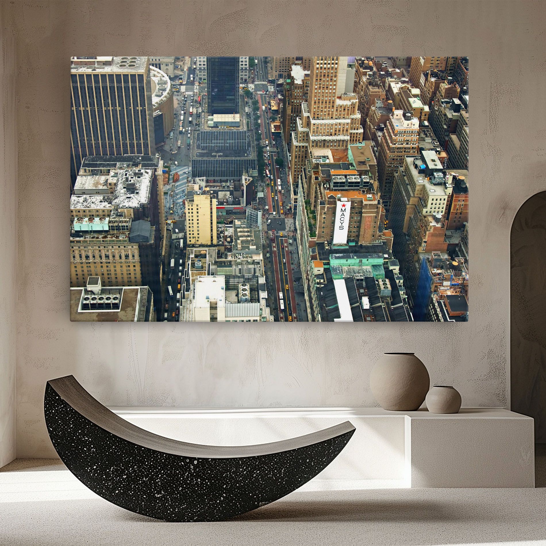 Cream Tall Building mockup 8