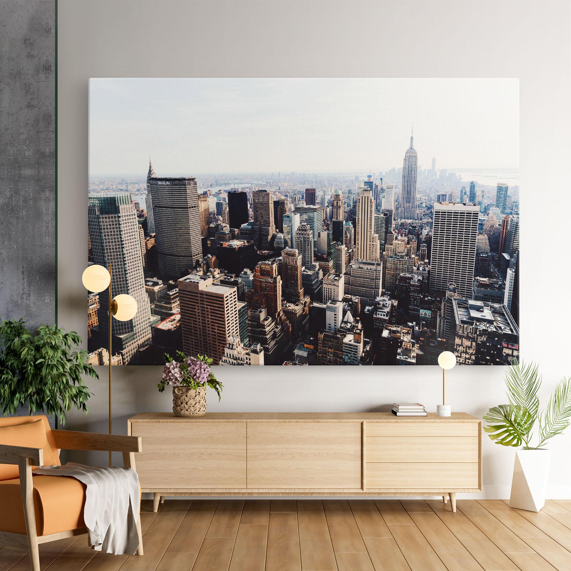 Картина на платно Building Mix View mockup 9