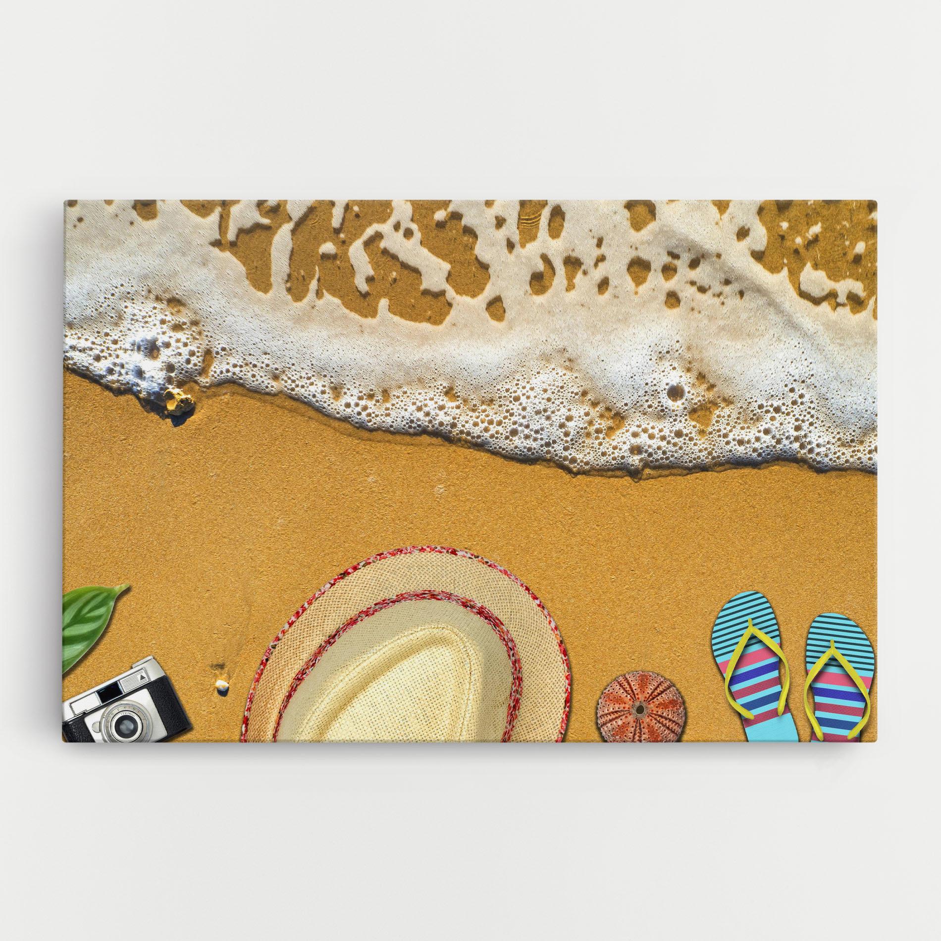 Картина на платно Beach Accessories mockup 0
