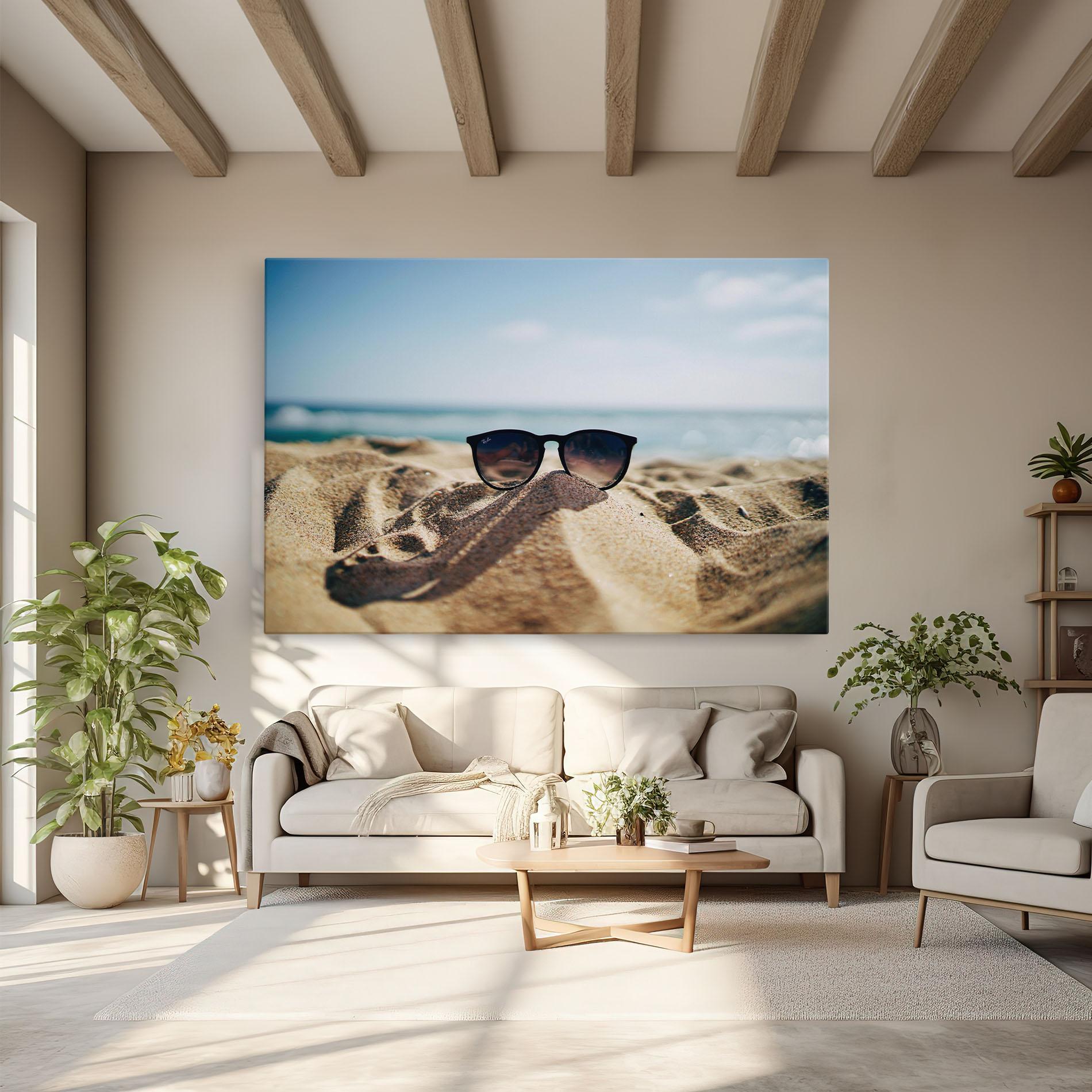 Картина на платно Sand Glasses mockup 6