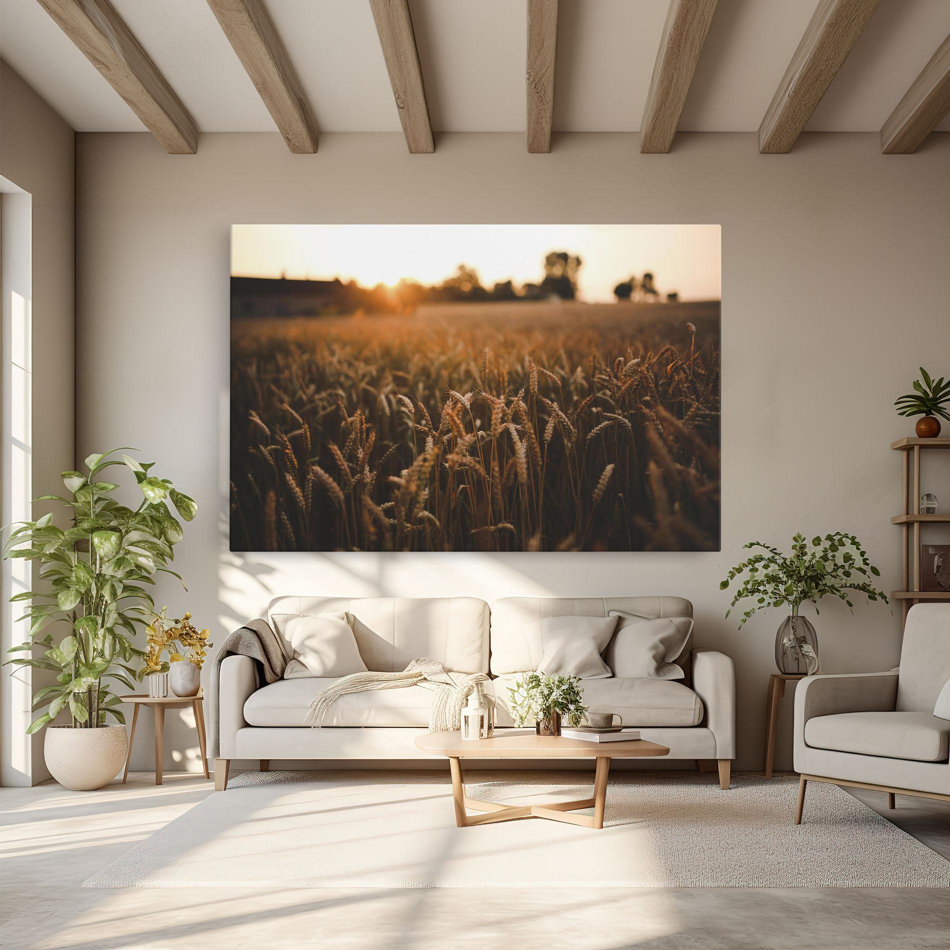 Картина на платно Summer Field mockup 6