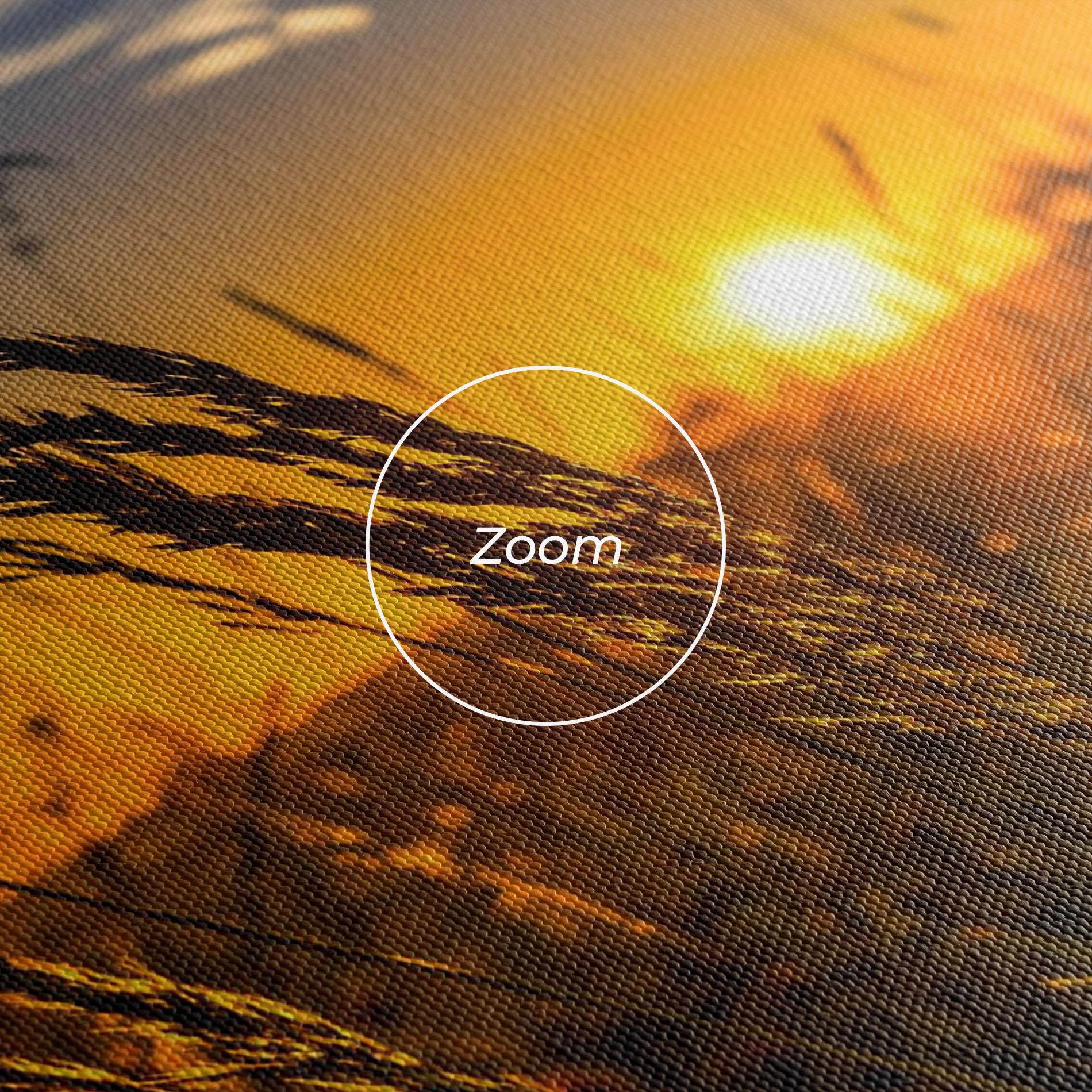 Картина на платно Wheat Sunset mockup 3
